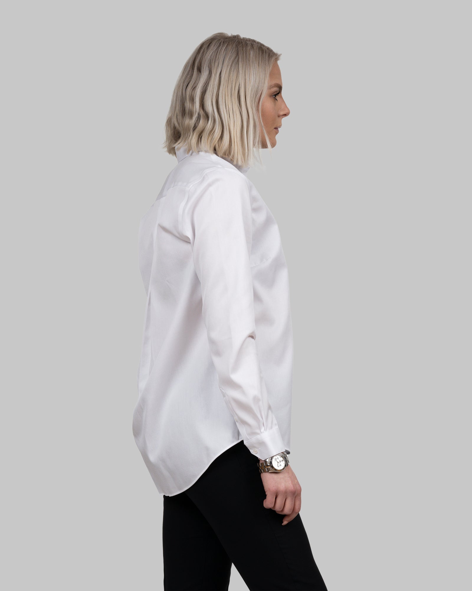 GB01 Twill Relaxed Woman White