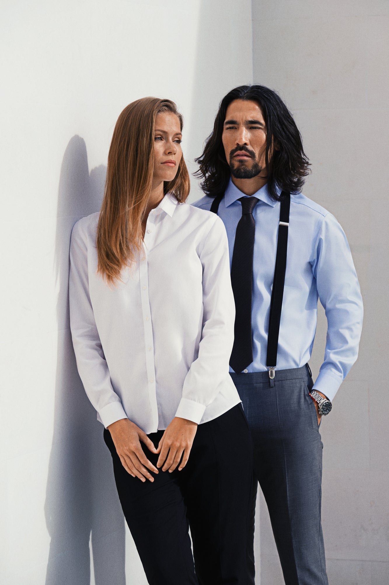 GB01 Twill Relaxed Woman Sky Blue