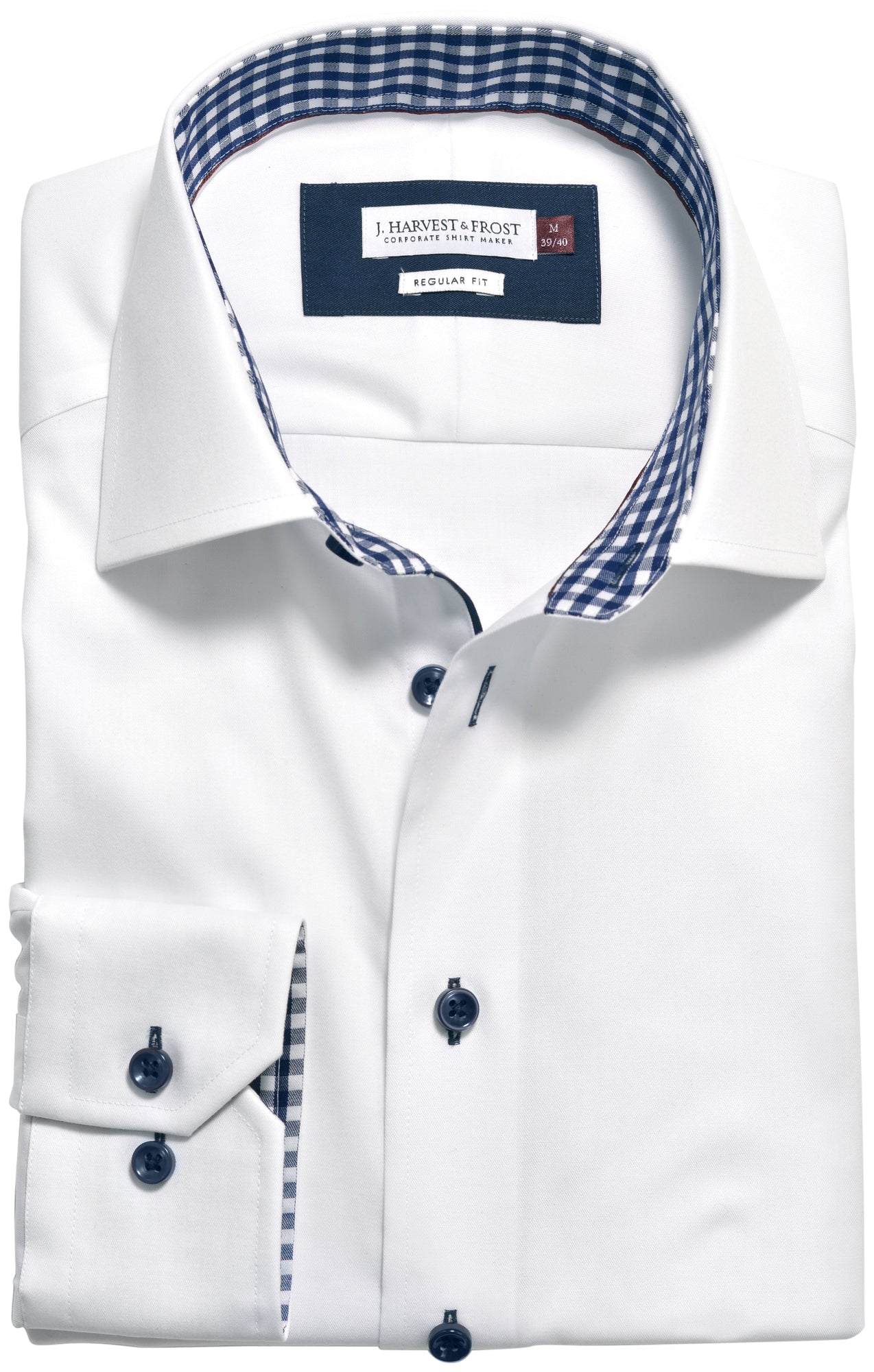 RB20 Twill Regular White/Navy