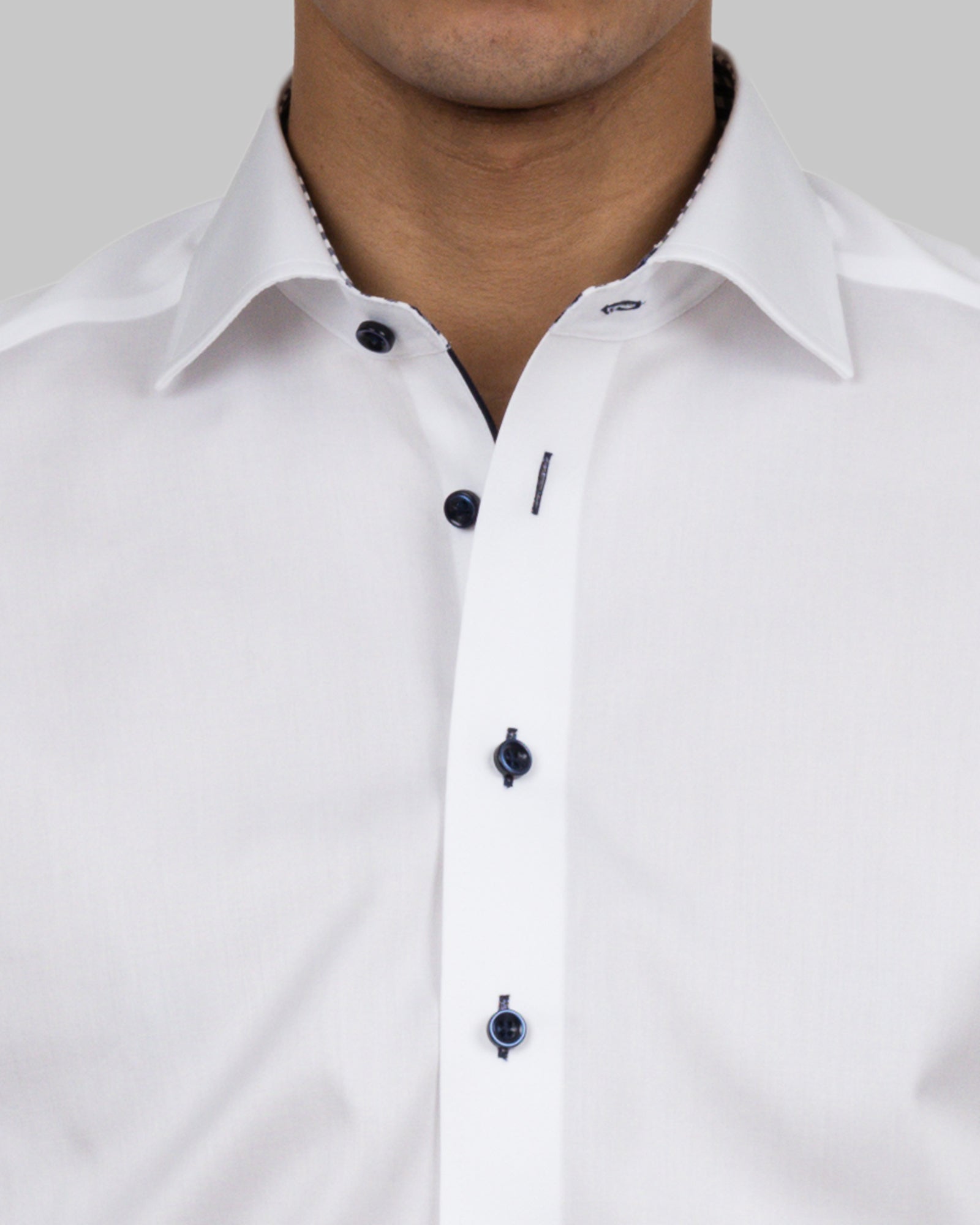 RB20 Twill Slim White/Navy