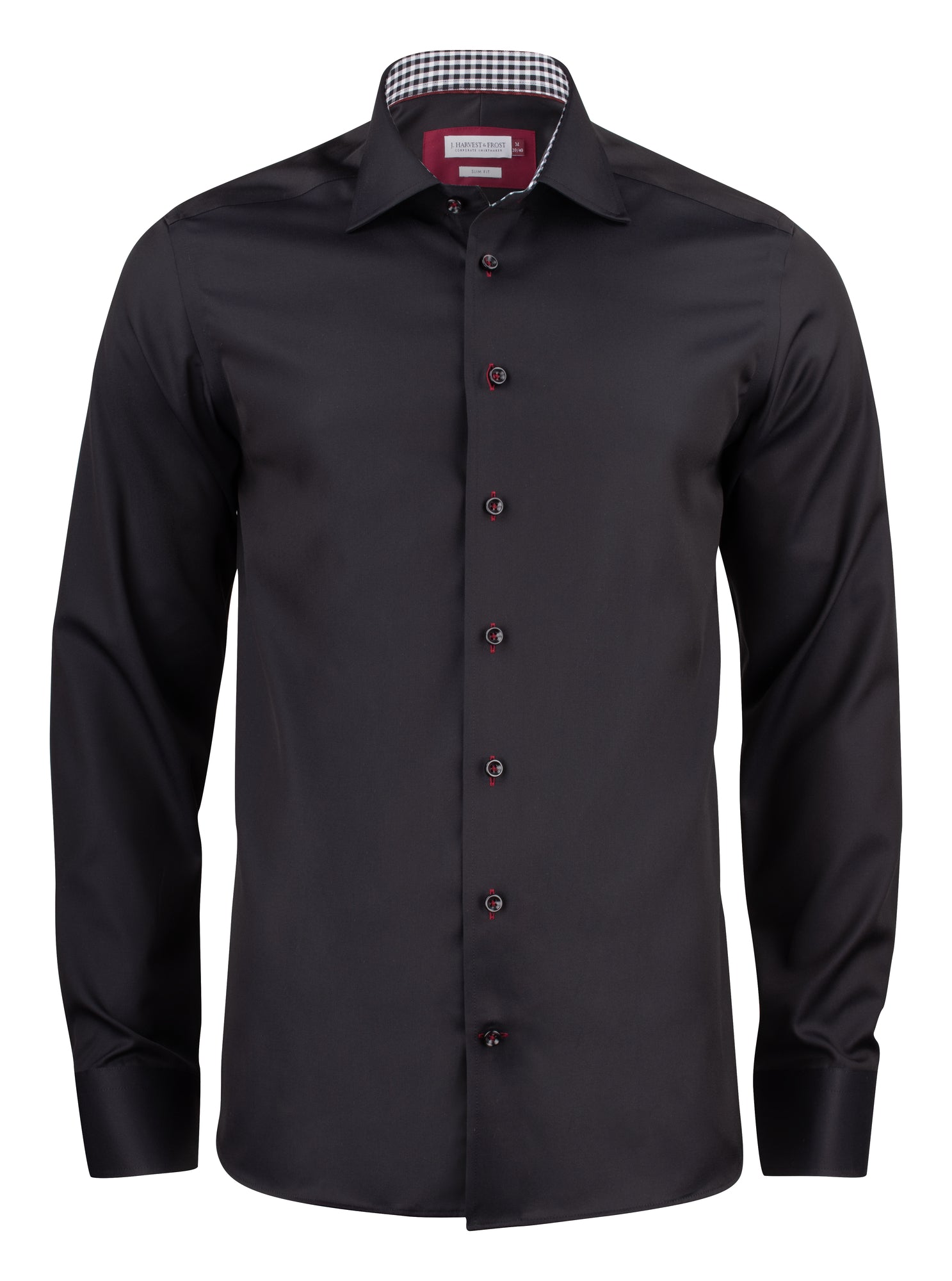 RB20 Twill Slim Black/Red