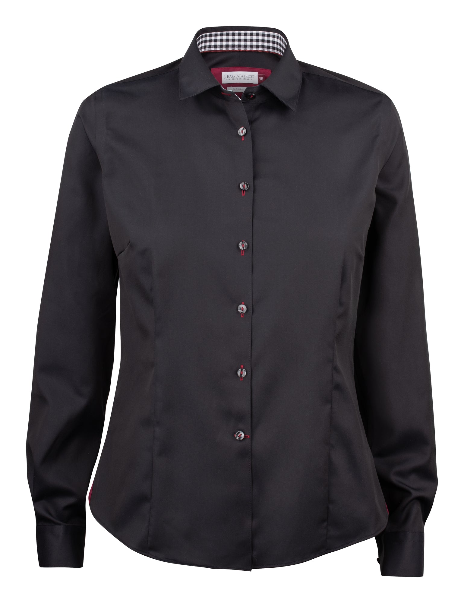 RB20 Twill Woman Black/Red