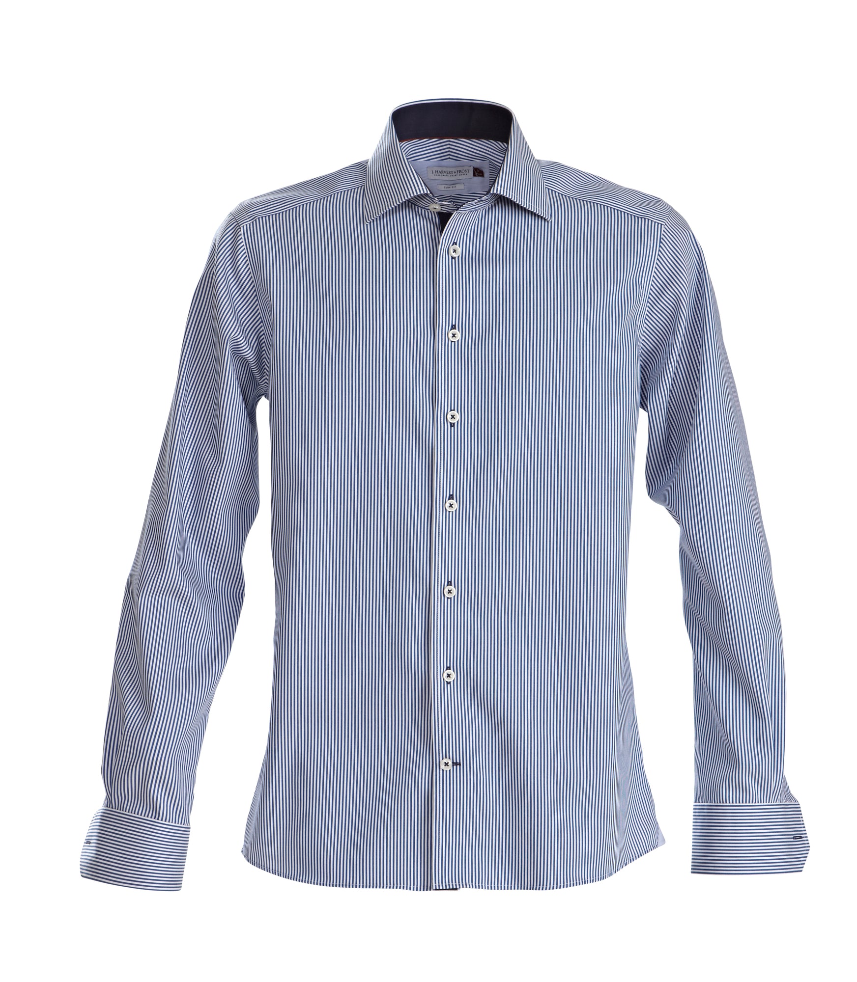 JH&F Red Bow 22 Regular Fit Navy/White