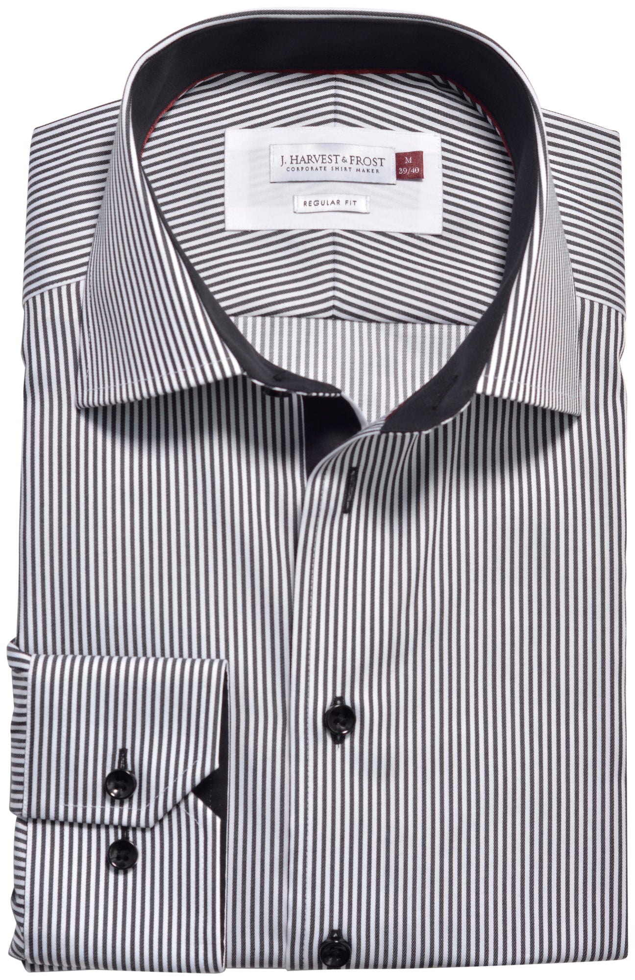 JH&F Red Bow 22 Regular Fit Black/White