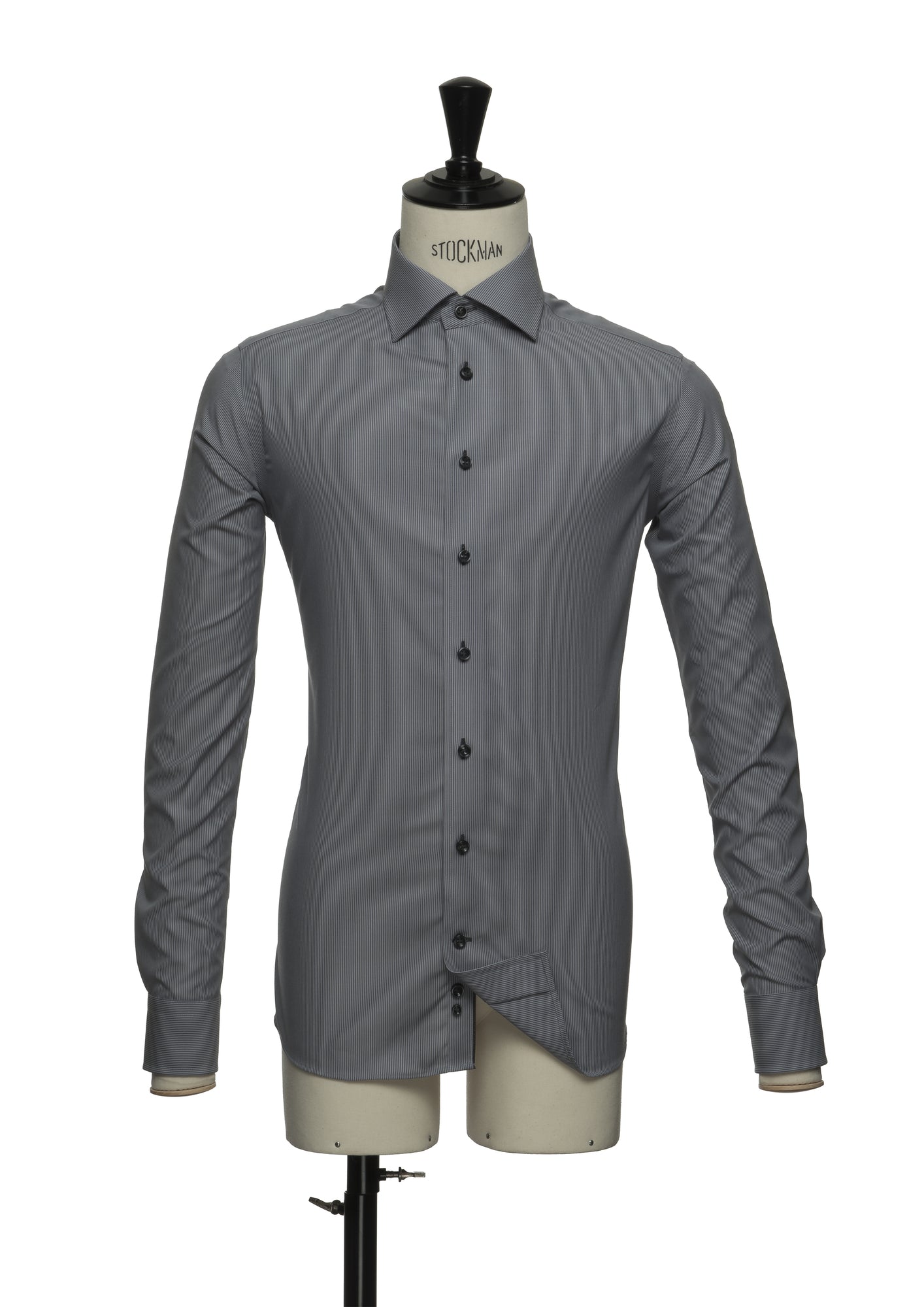 JH&F Red Bow 24 Slim Fit Grey Stripe