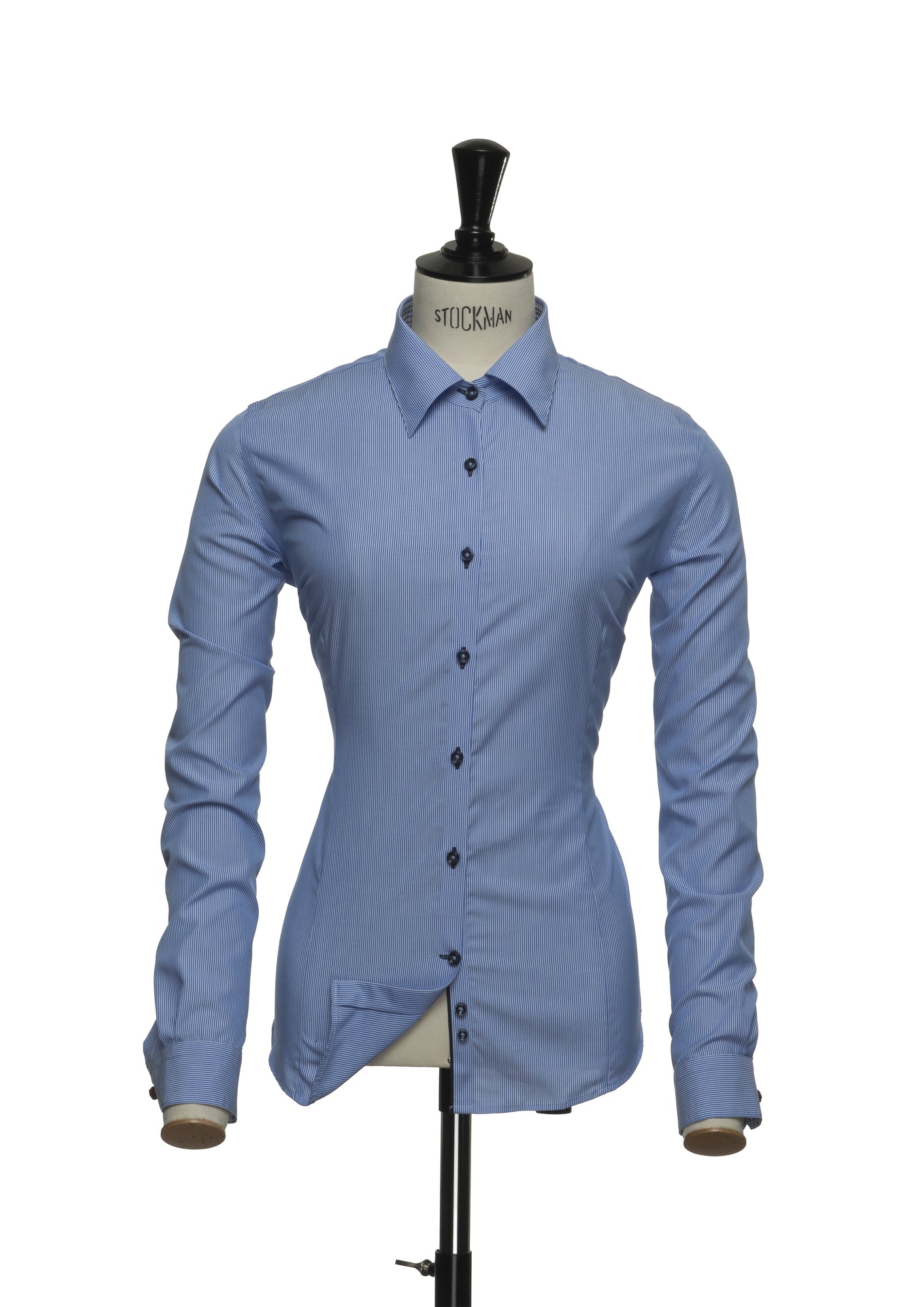 JH&F Red Bow 24 Woman Midblue Stripe