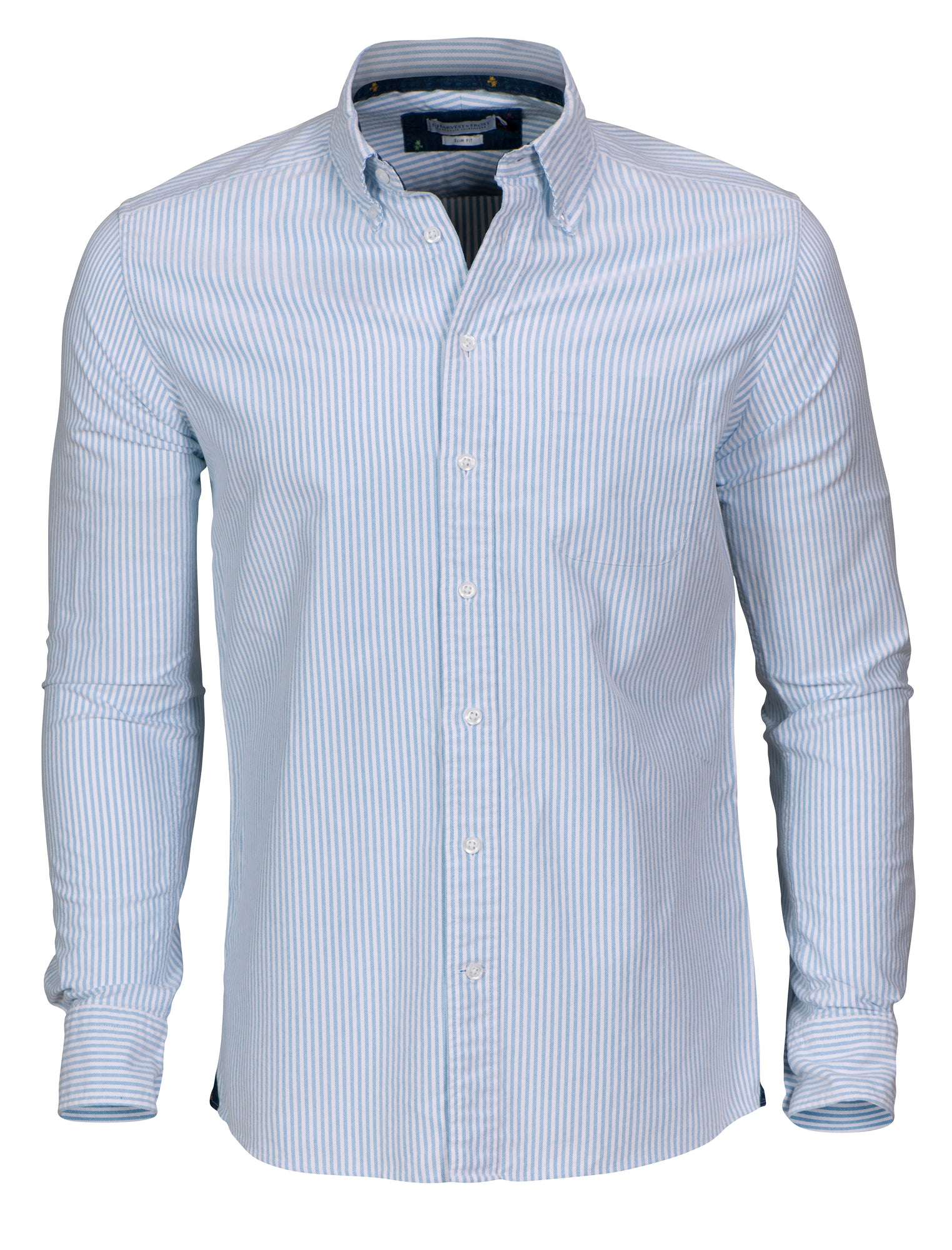 JH&F Indigo Bow 32 Slim Fit Light Blue