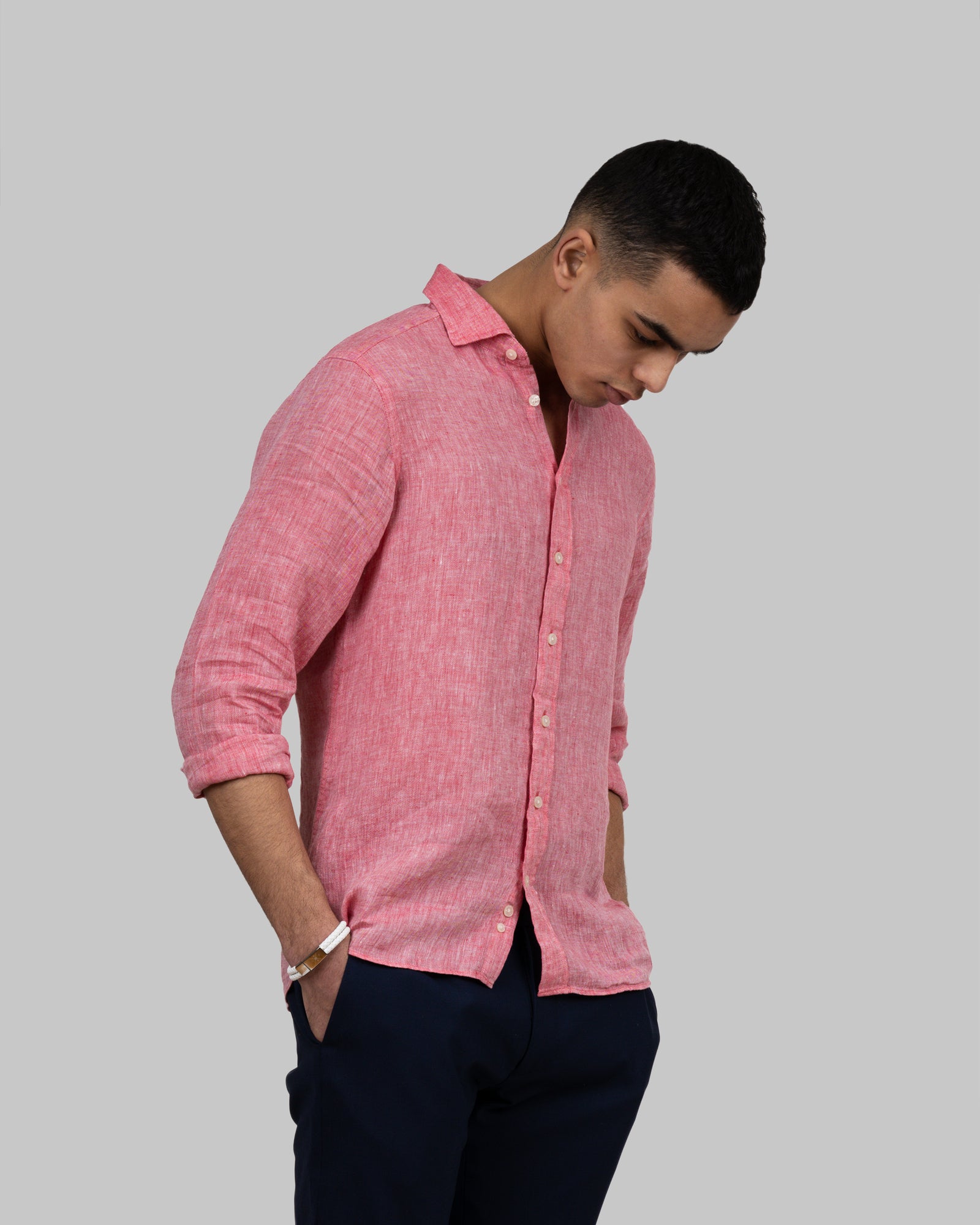 IB33 Linen Slim Red