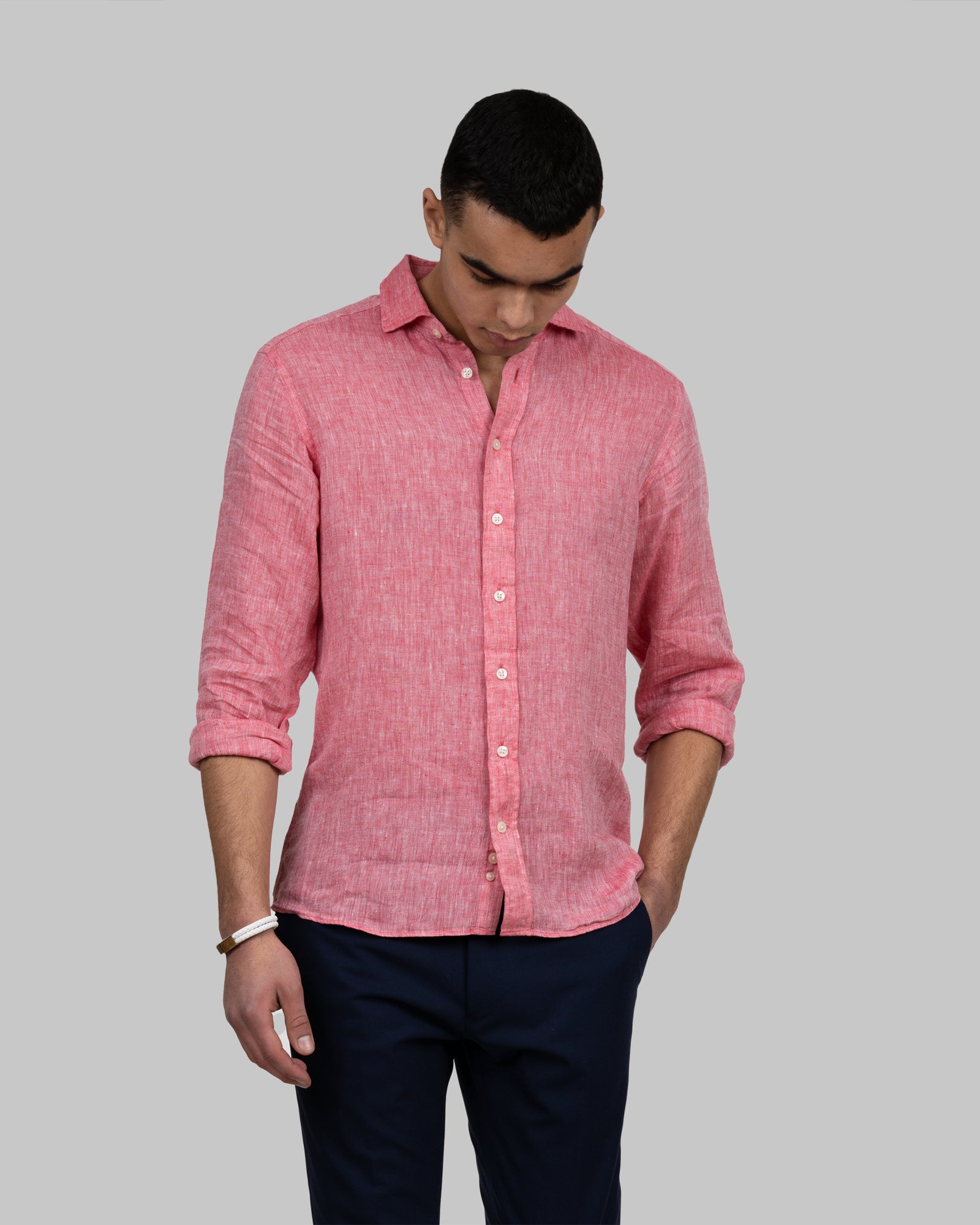 IB33 Linen Slim Red