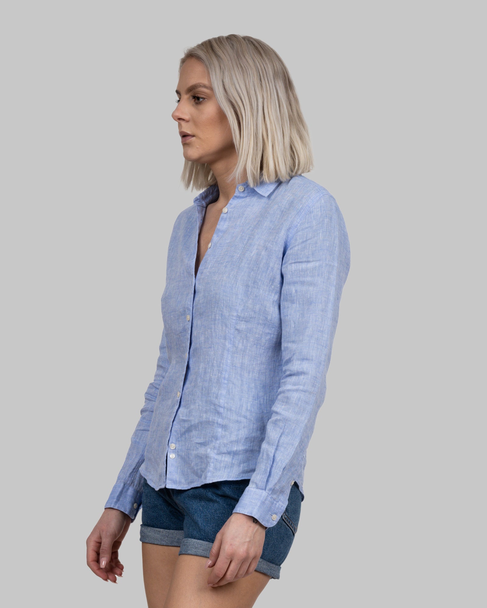 IB33 Linen Woman Skyblue
