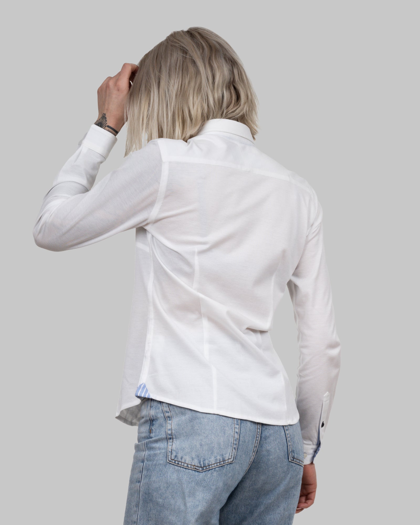 JH&F Indigo Bow 34 Women White