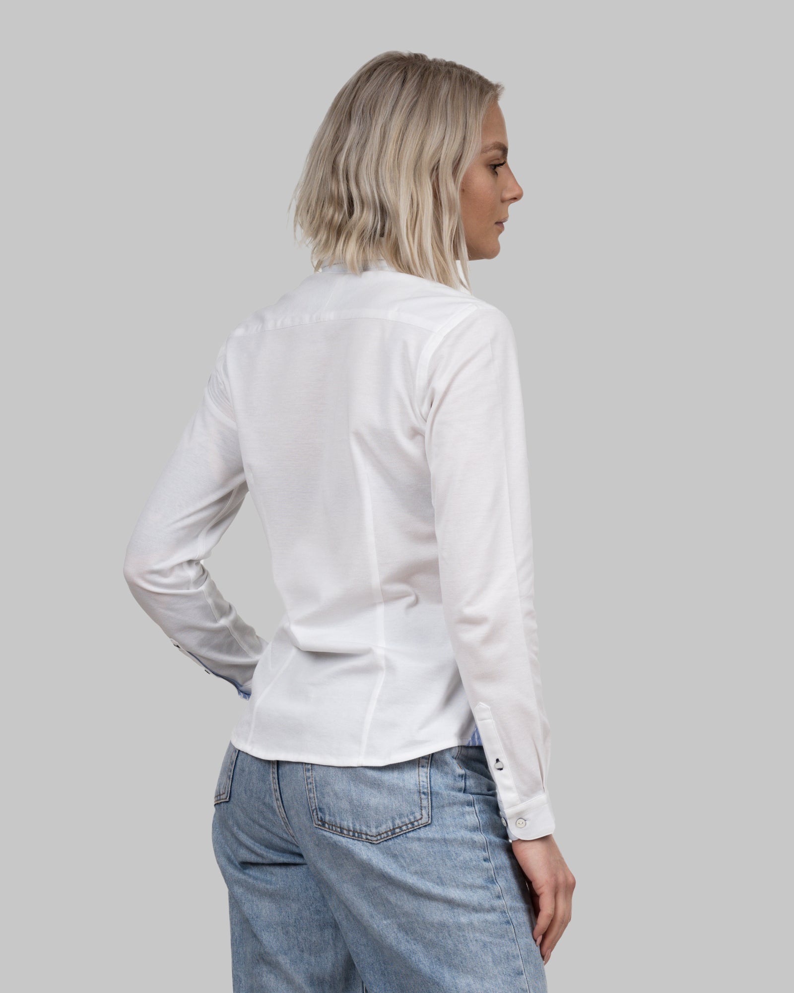 JH&F Indigo Bow 34 Women White