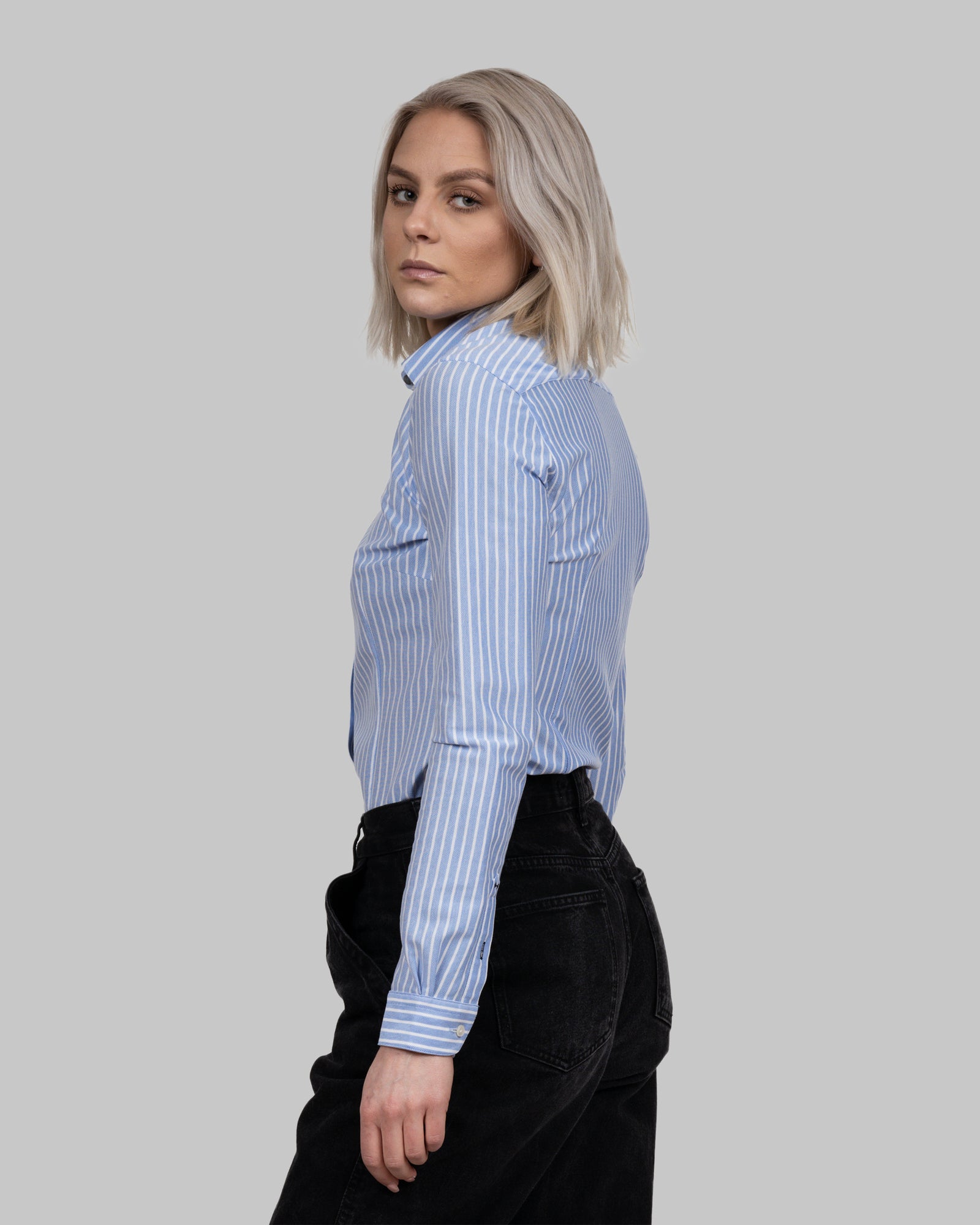 JH&F Indigo Bow 34 Women Blue
