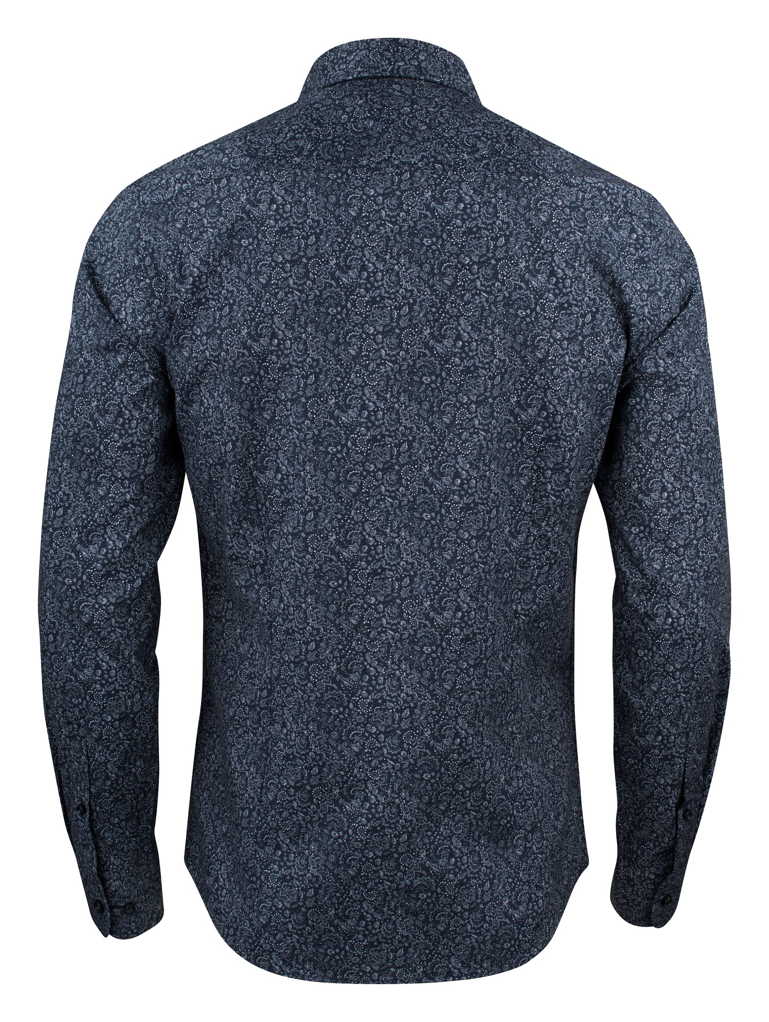 IB37 Poplin Regular Navy Floral