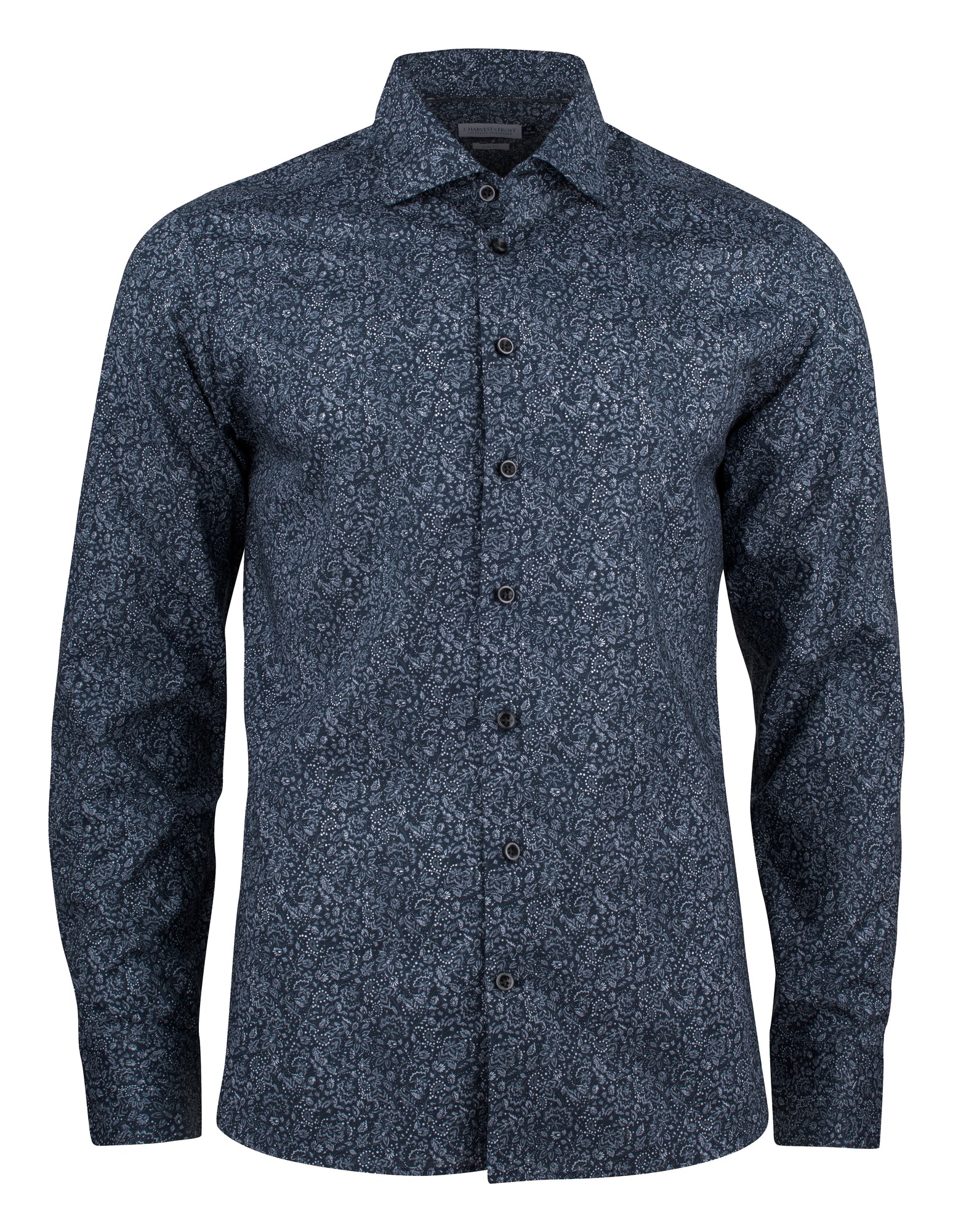 IB37 Poplin Regular Navy Floral