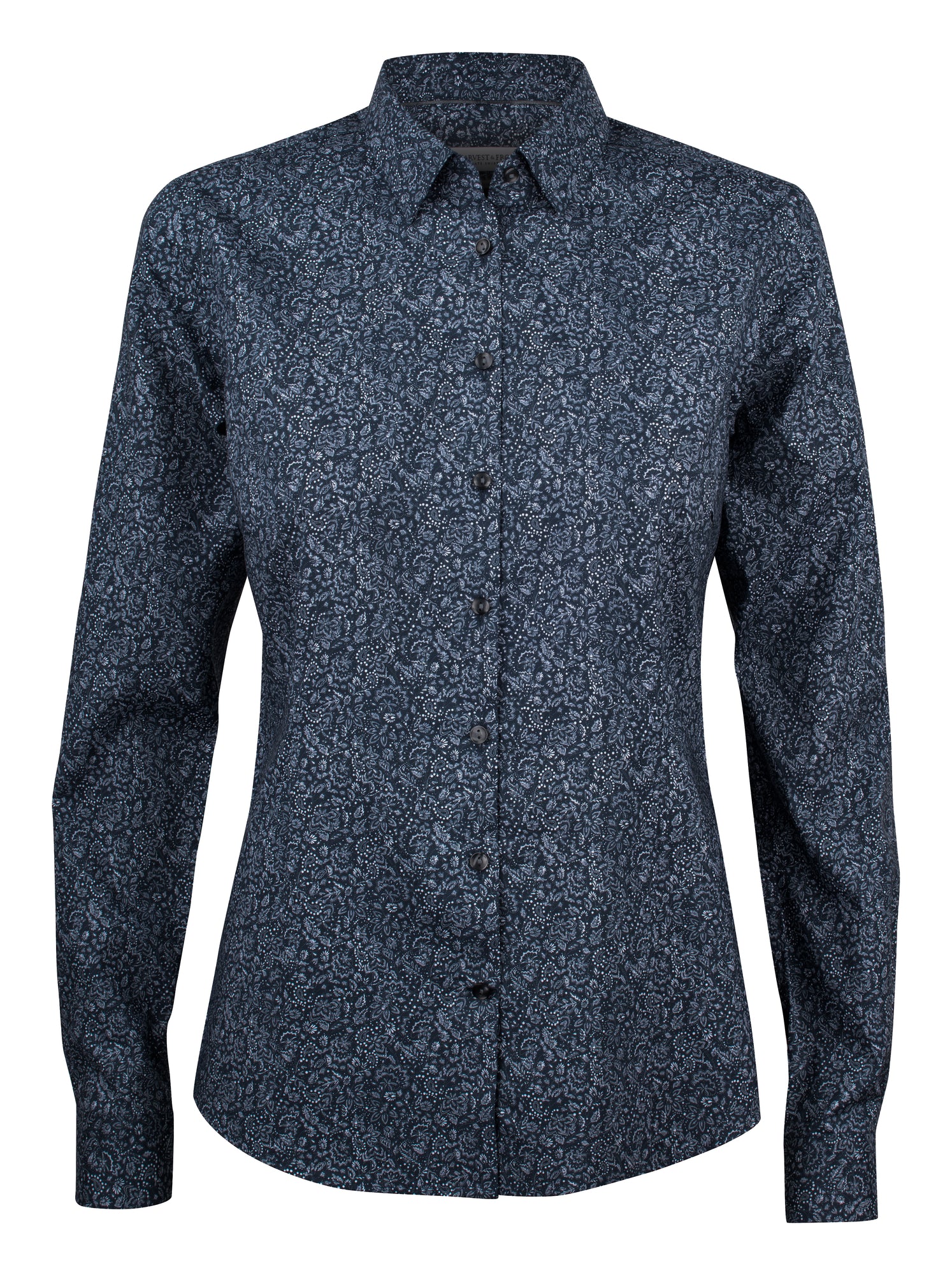 IB37 Poplin Woman Navy Floral