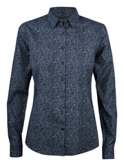 IB37 Poplin Woman Navy Floral