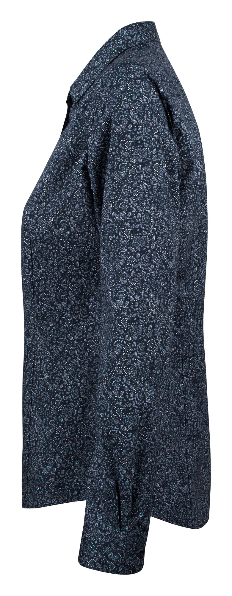 IB37 Poplin Woman Navy Floral