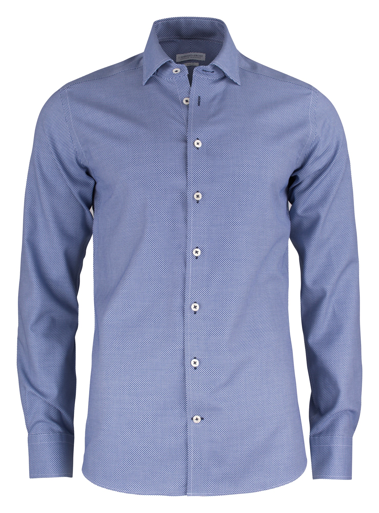 PB48 Jacquard Slim Blue Pattern