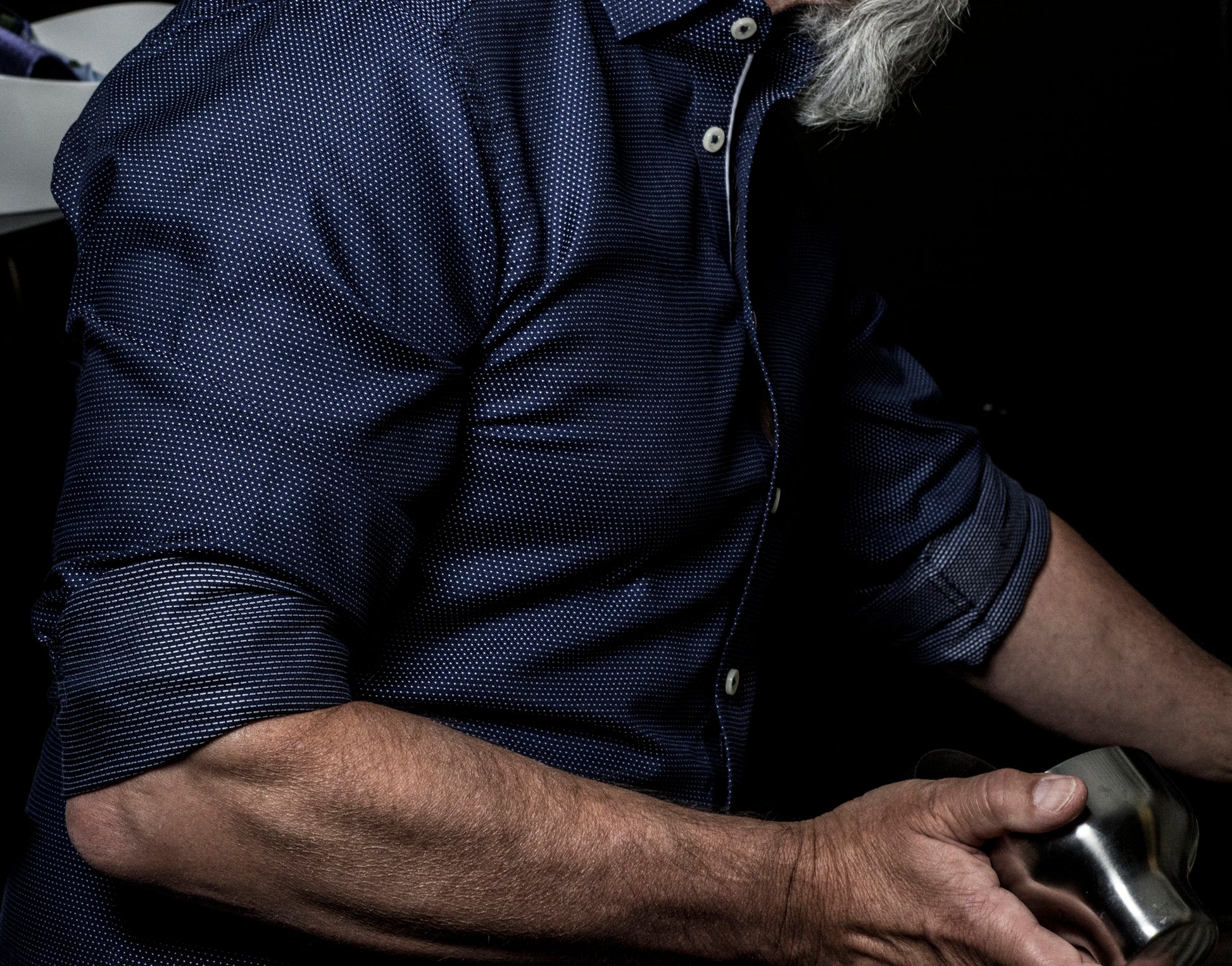 PB49 Jacquard Regular Navy/White Dot