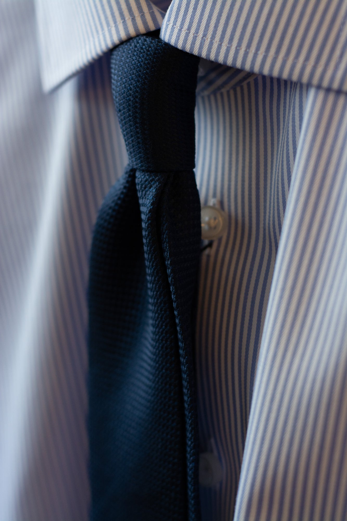 YB50 Twill Regular Sky Blue Stripe