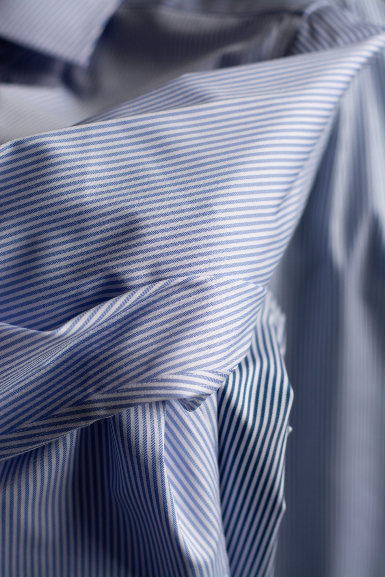 YB50 Twill Regular Sky Blue Stripe