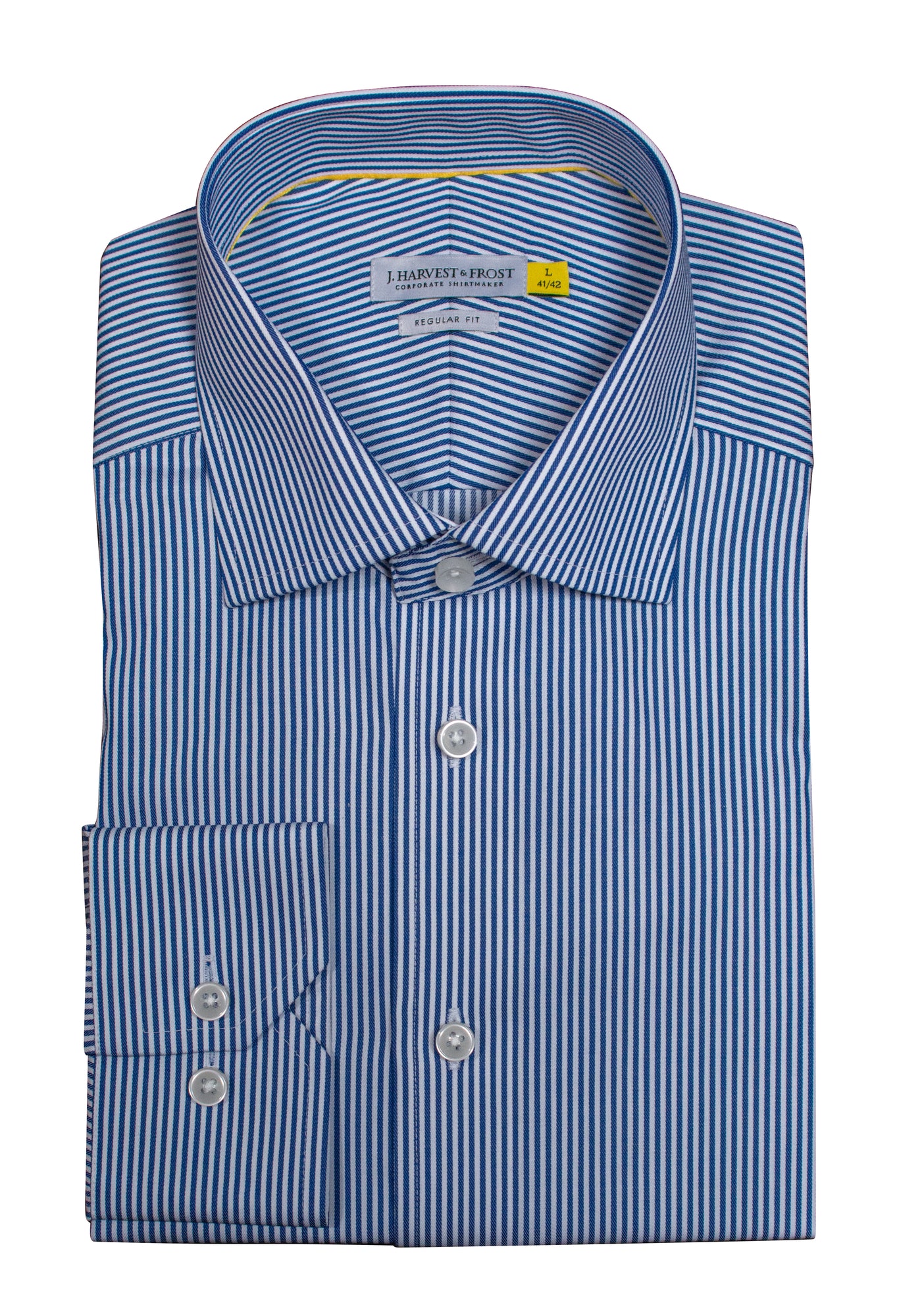 YB50 Twill Regular Navy Stripe