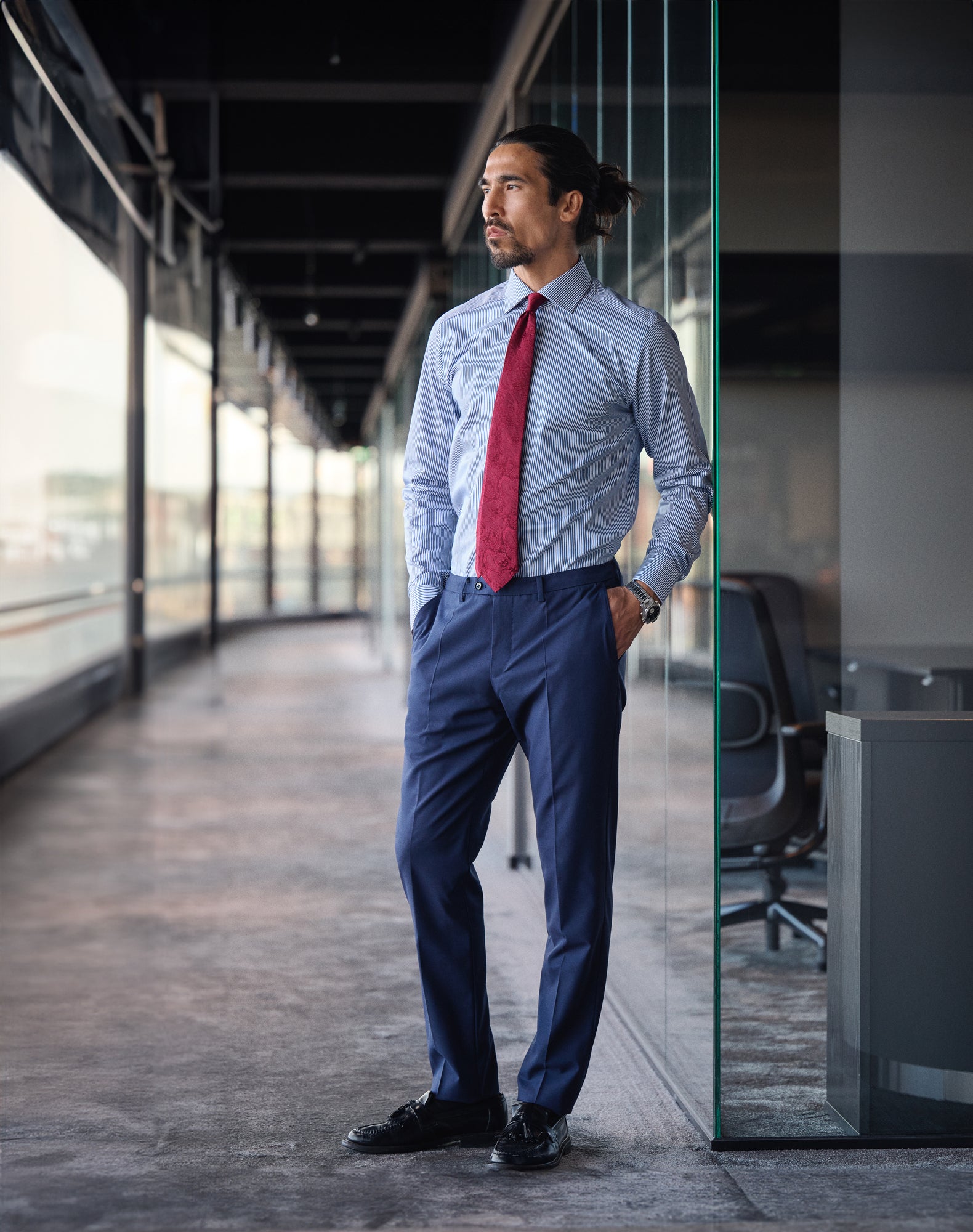 YB50 Twill Regular Grey