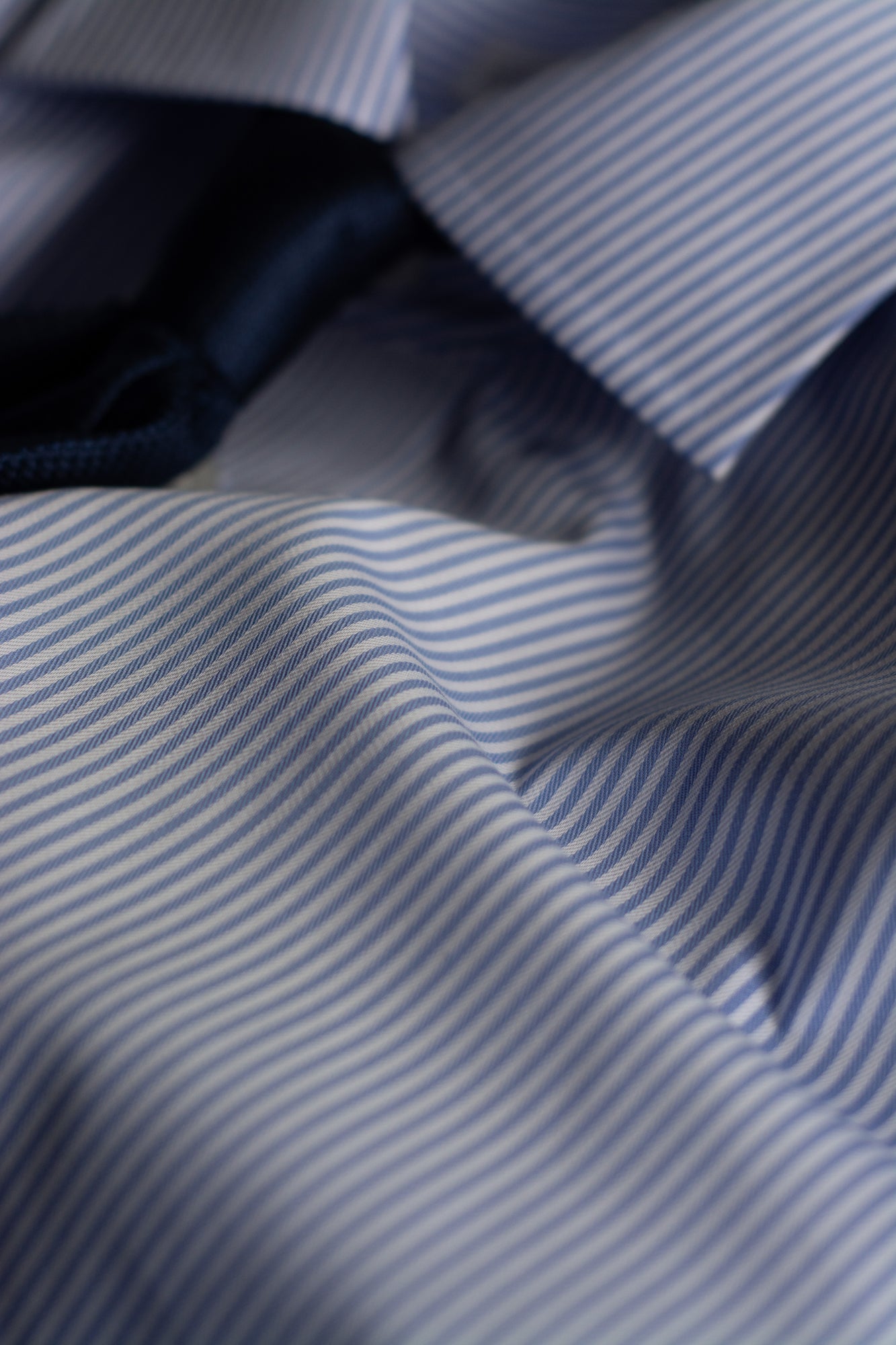 YB50 Twill Slim Sky Blue Stripe