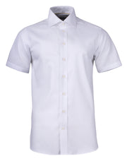 YB50 Twill S/S Regular White