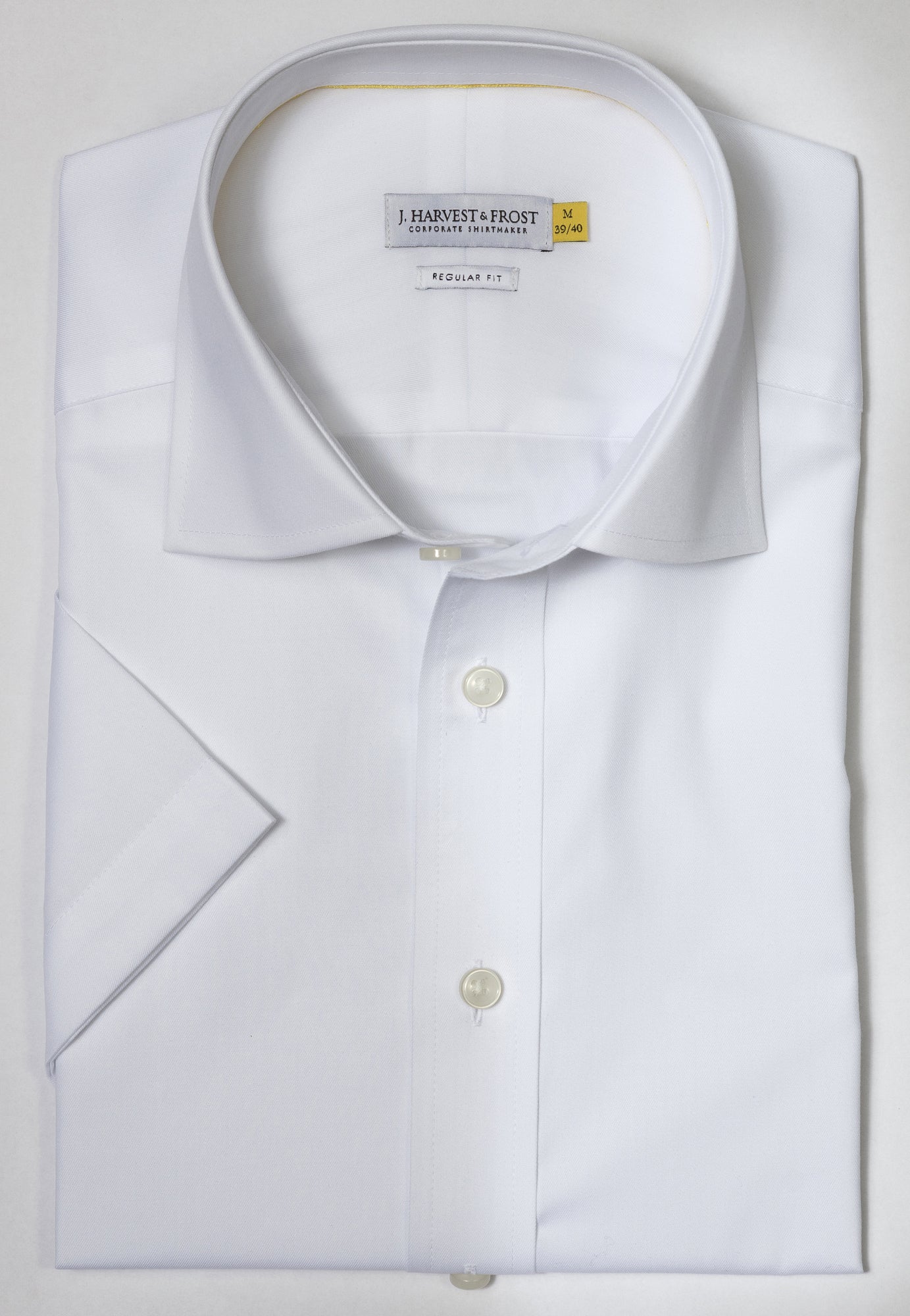 YB50 Twill S/S Regular White