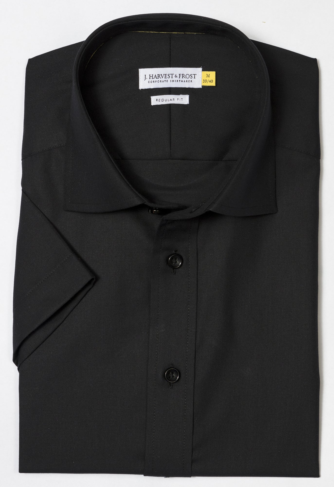 YB50 Twill S/S Regular Black