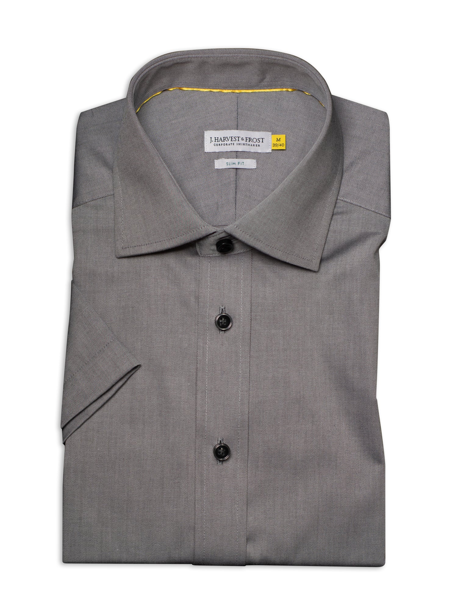 YB50 Twill S/S Slim Grey