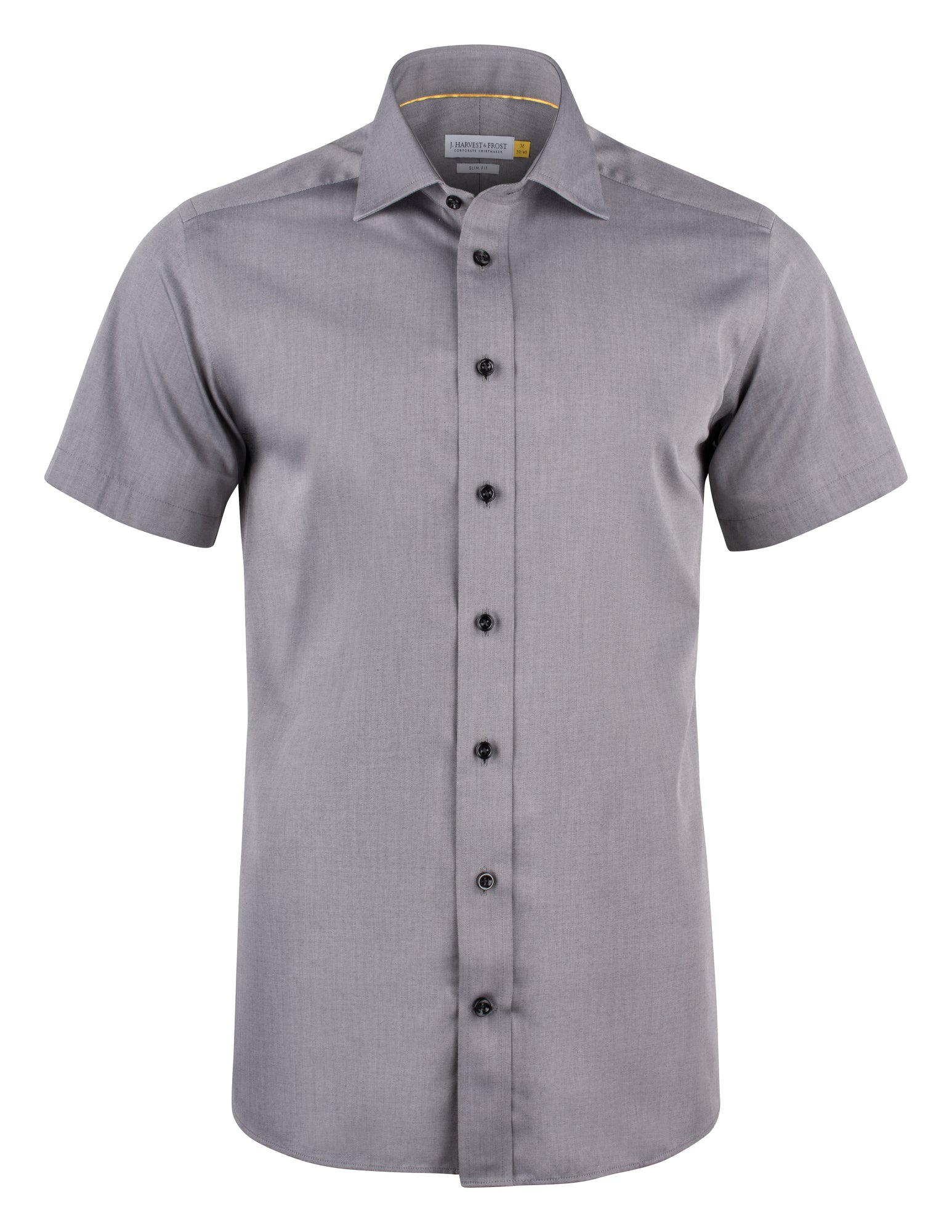YB50 Twill S/S Slim Grey