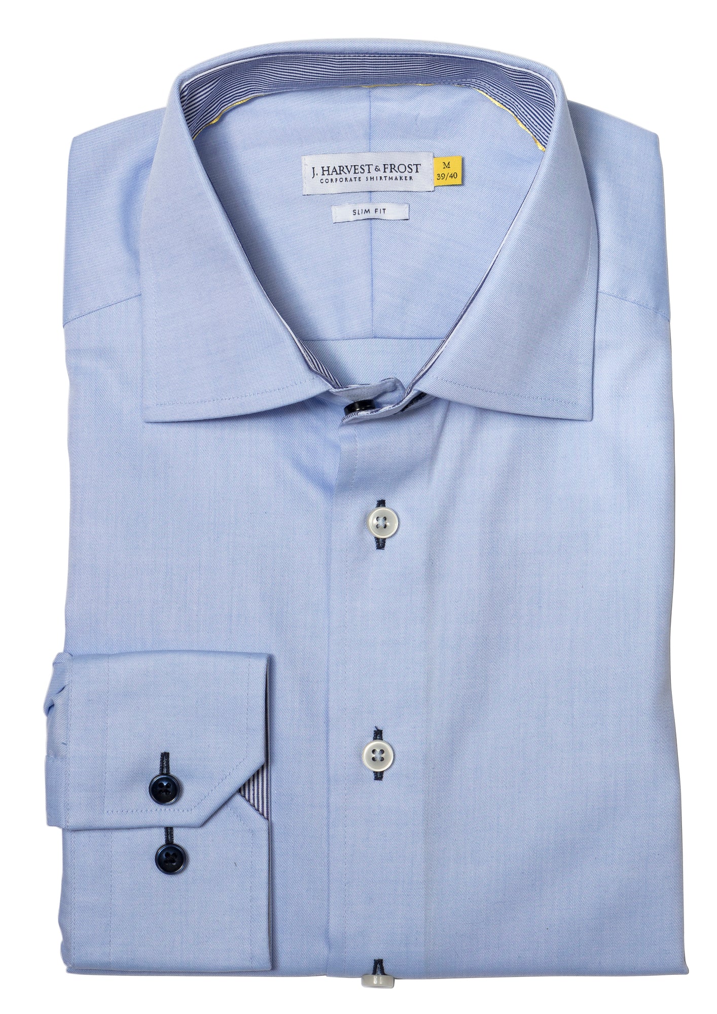 YB51 Twill Slim Sky Blue/Navy
