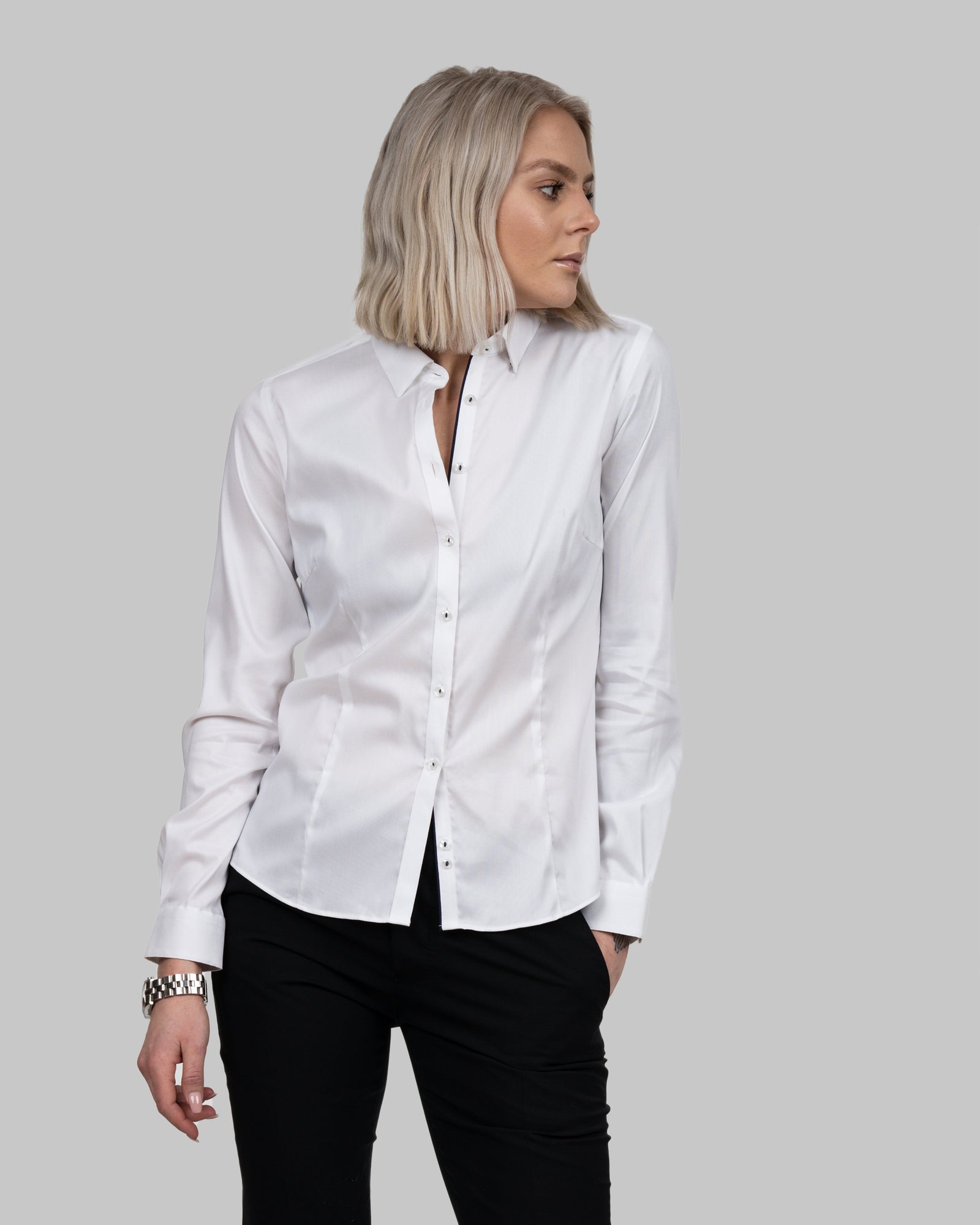 JH&F Yellow Bow 52 Woman White