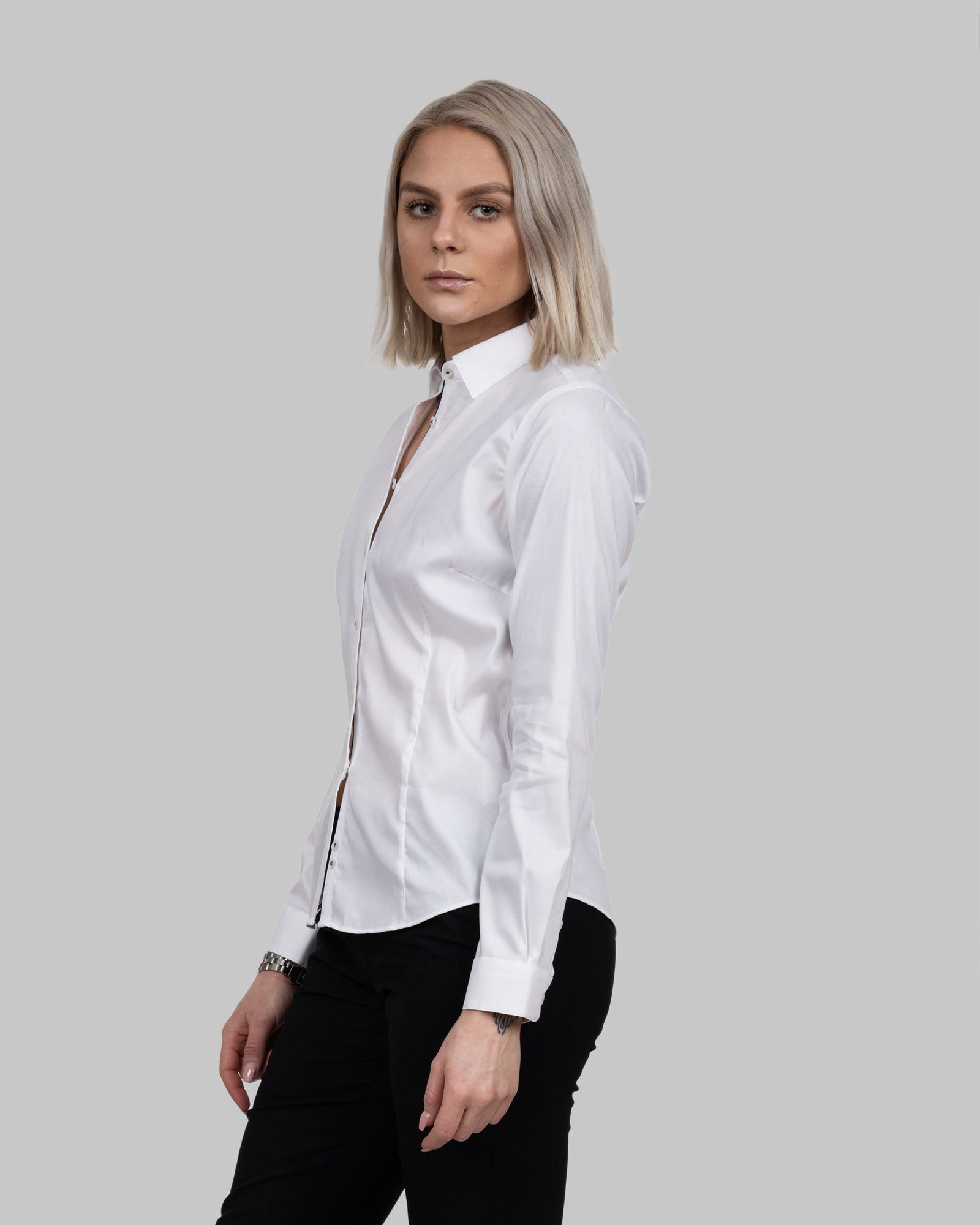 JH&F Yellow Bow 52 Woman White