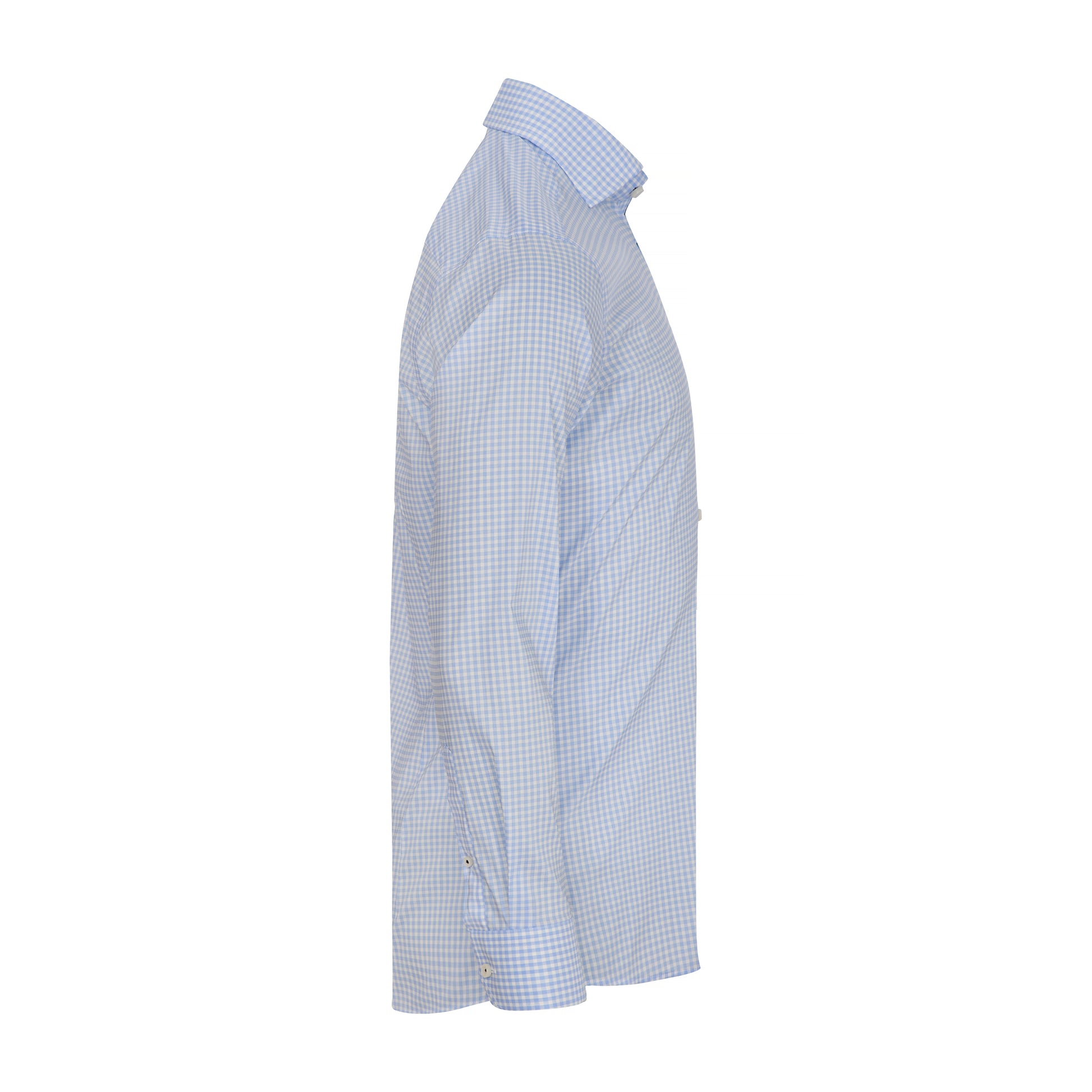 JH&F Yellow Bow 53 Regular Sky Blue Check
