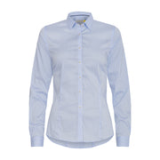 JH&F Yellow Bow 53 Woman Sky Blue Check