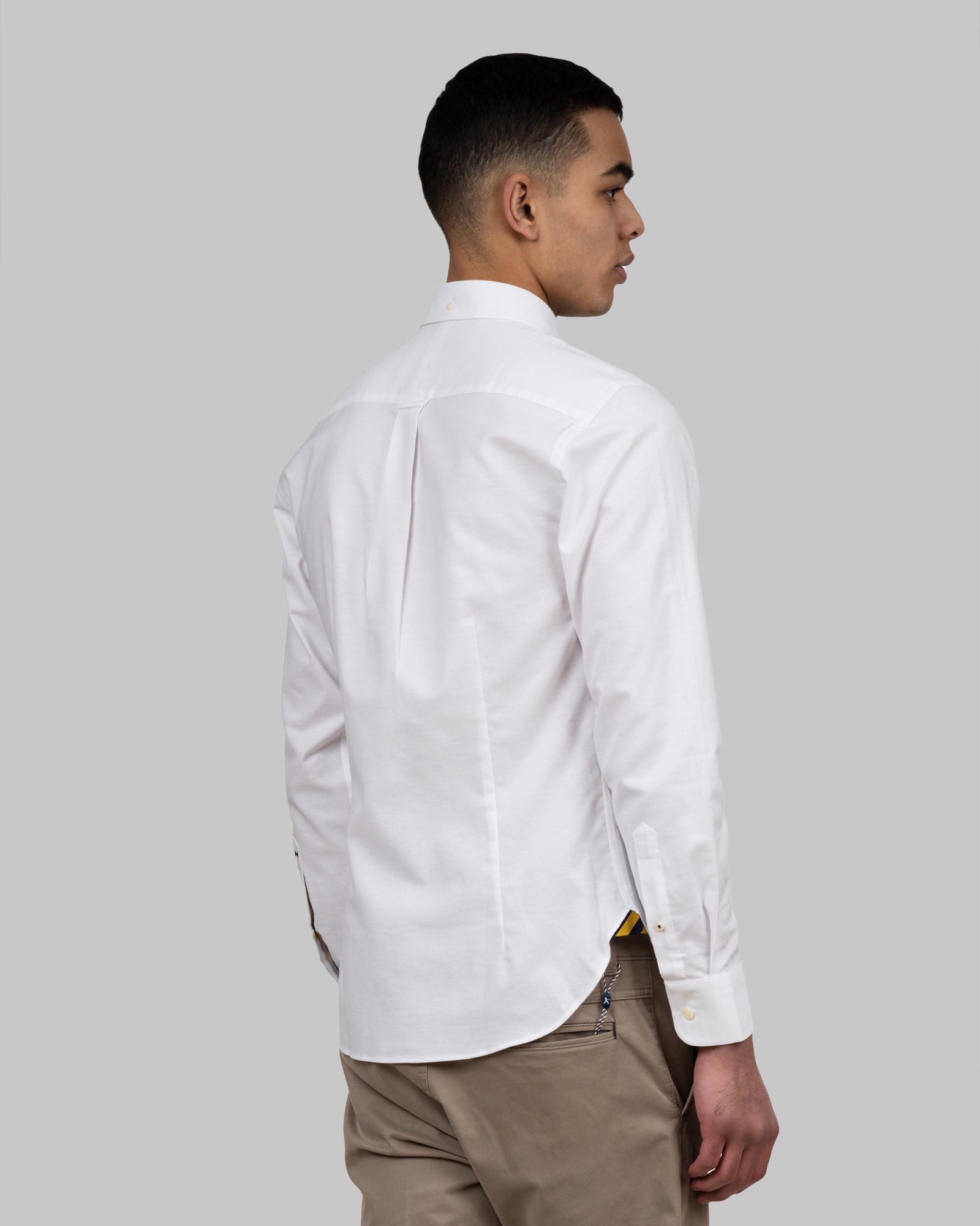 YB54 Oxford Slim White