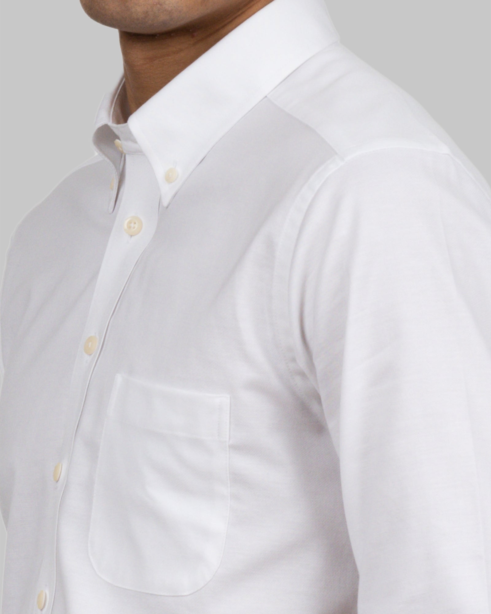 YB54 Oxford Slim White