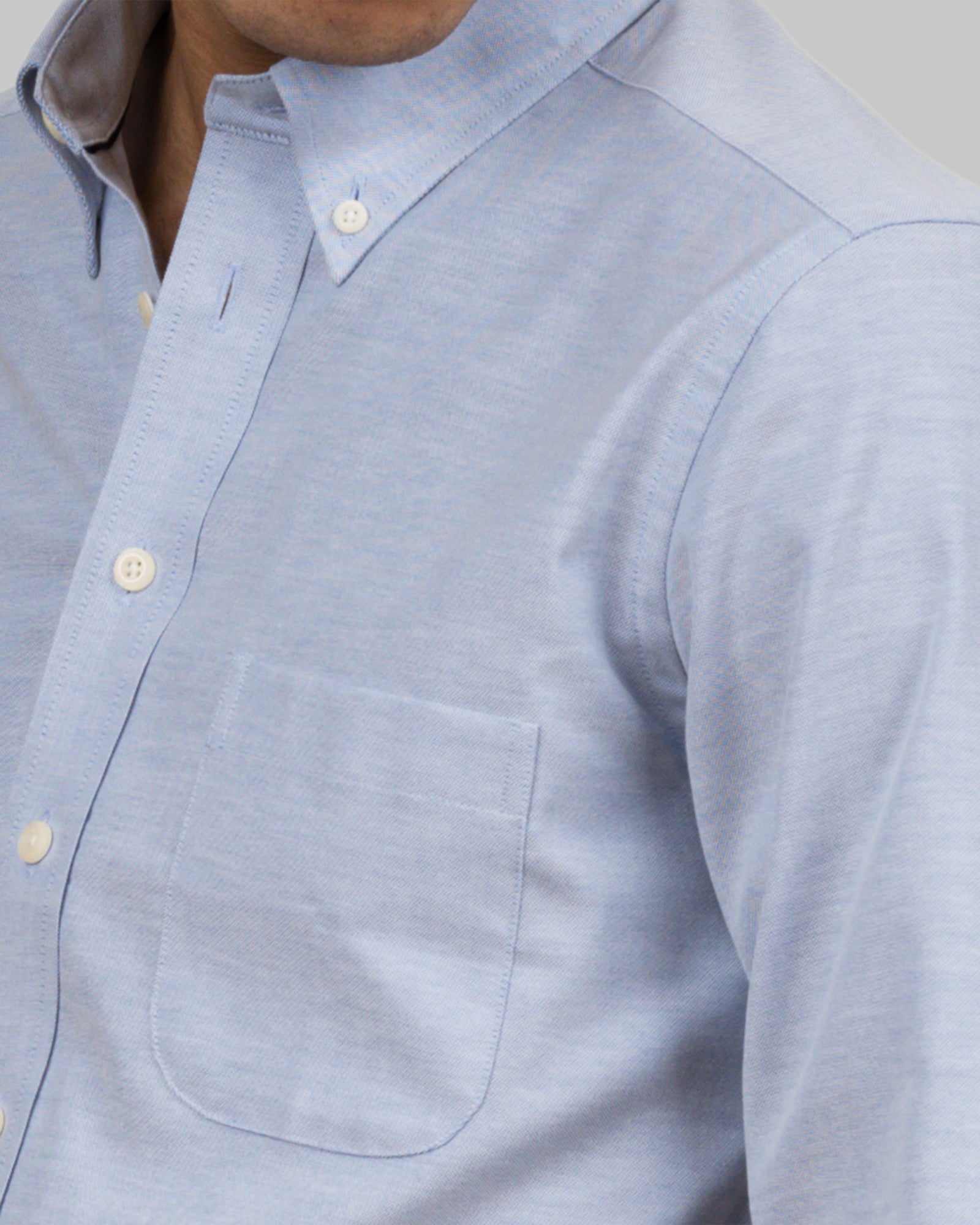 YB54 Oxford Slim Sky Blue