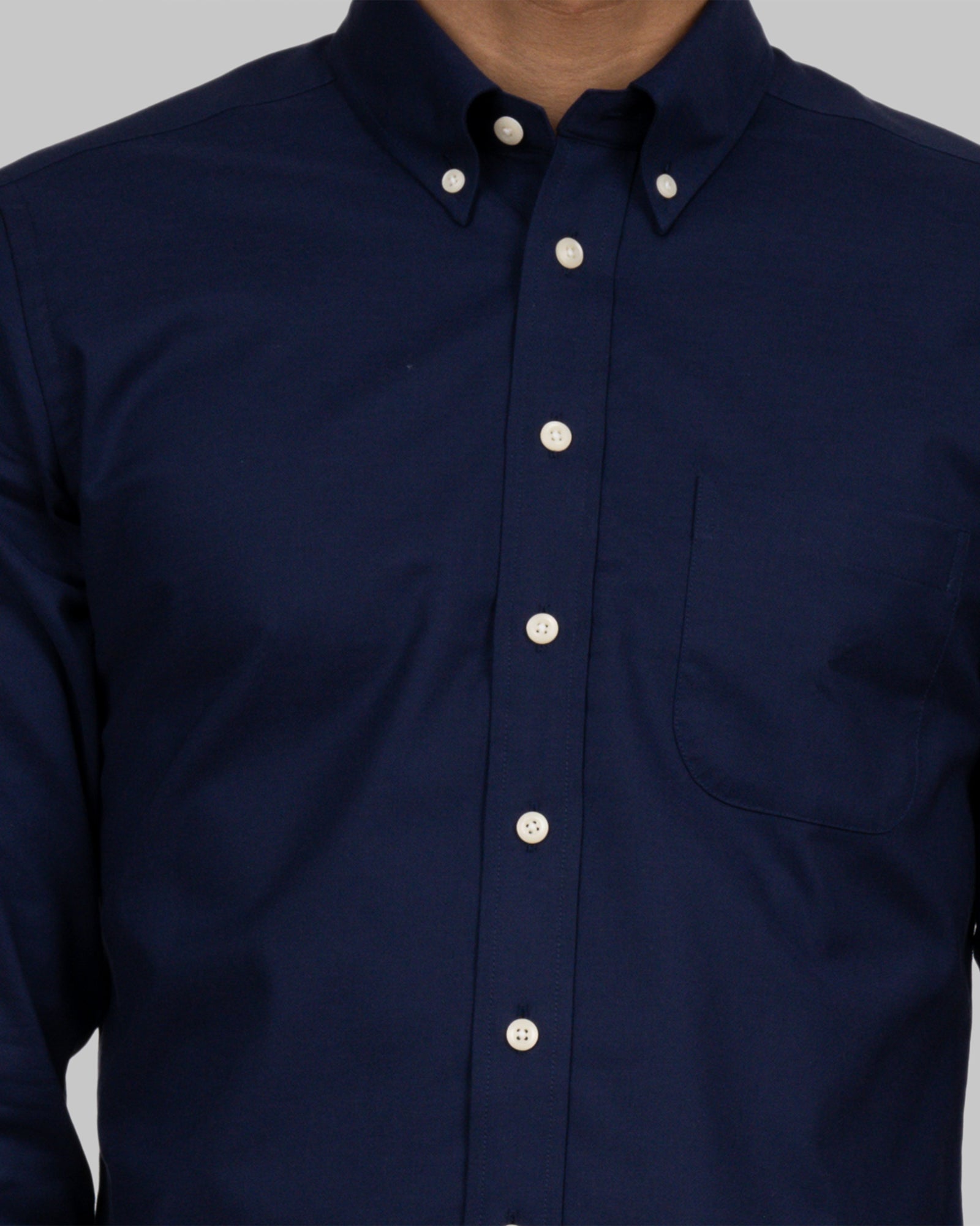 YB54 Oxford Slim Navy