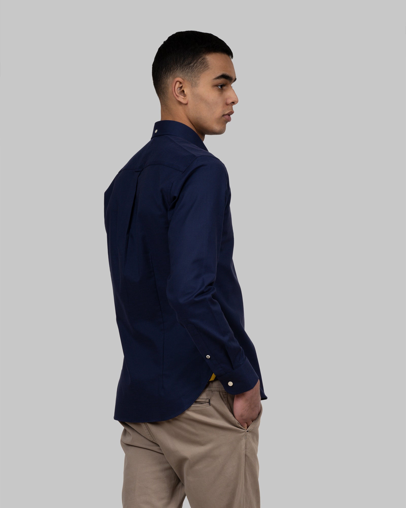 YB54 Oxford Slim Navy