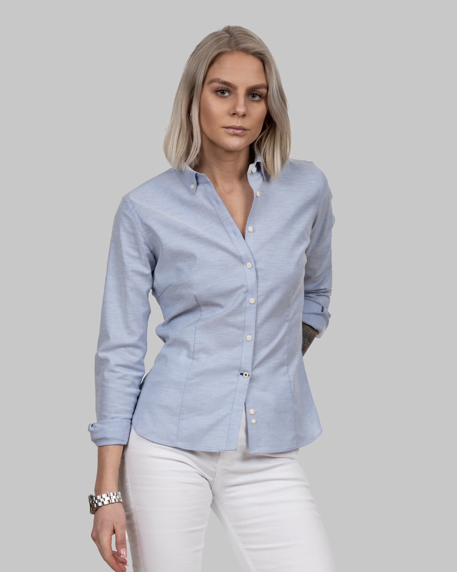 YB54 Oxford Woman Sky Blue