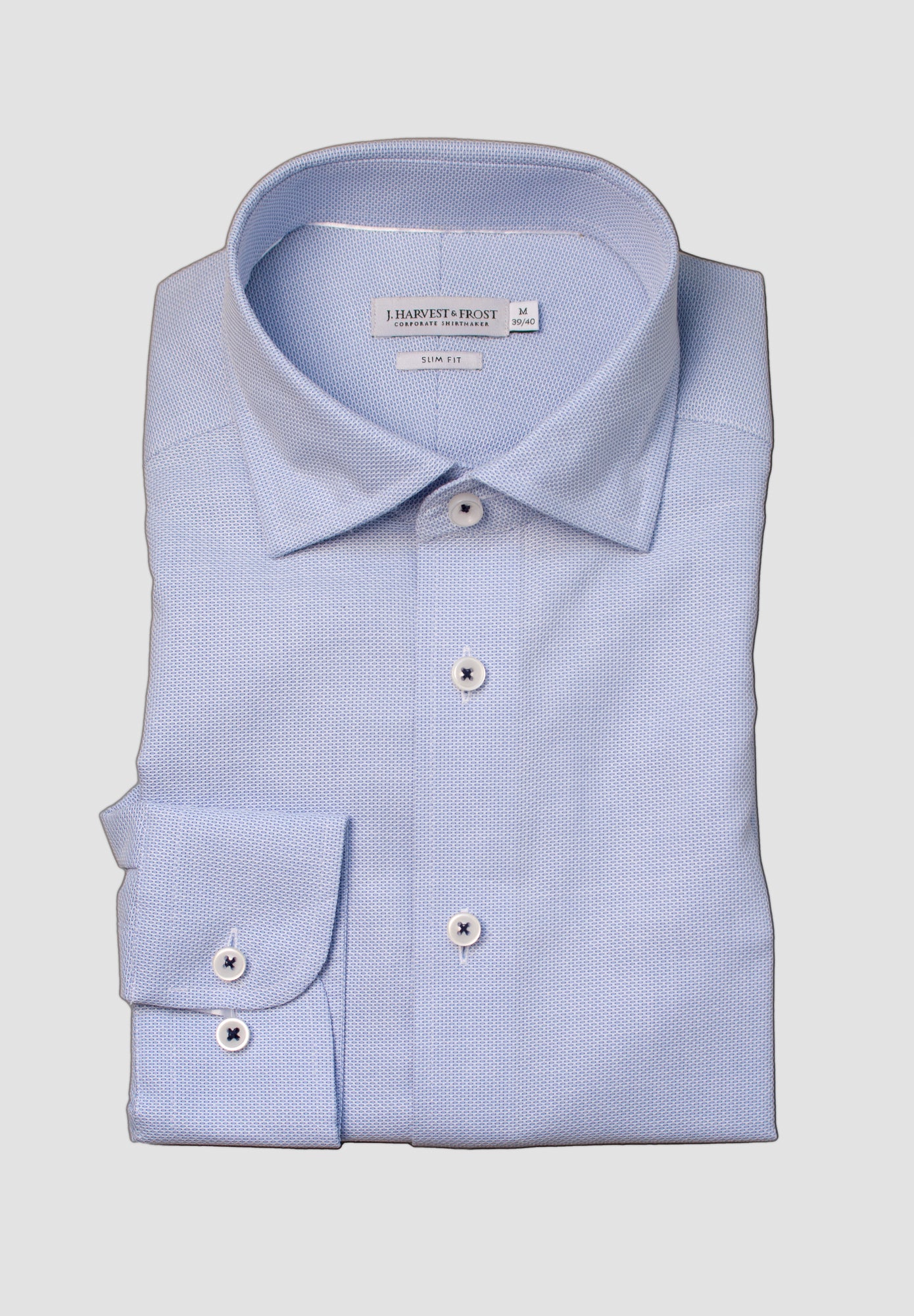 YB55 Jacquard Slim Sky Blue Jaquard