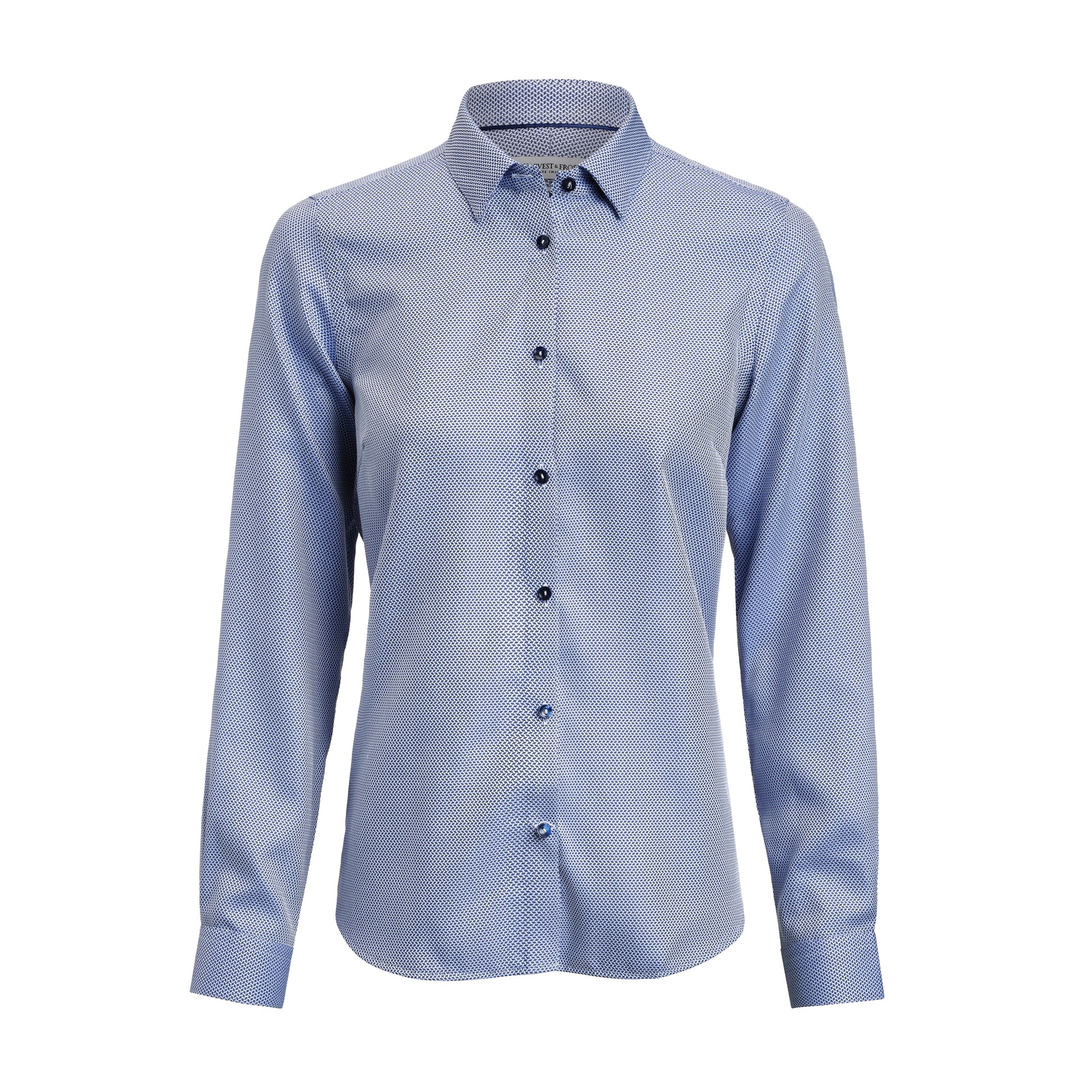 YB55 Jacquard Woman Contemporary Blue Jaquard