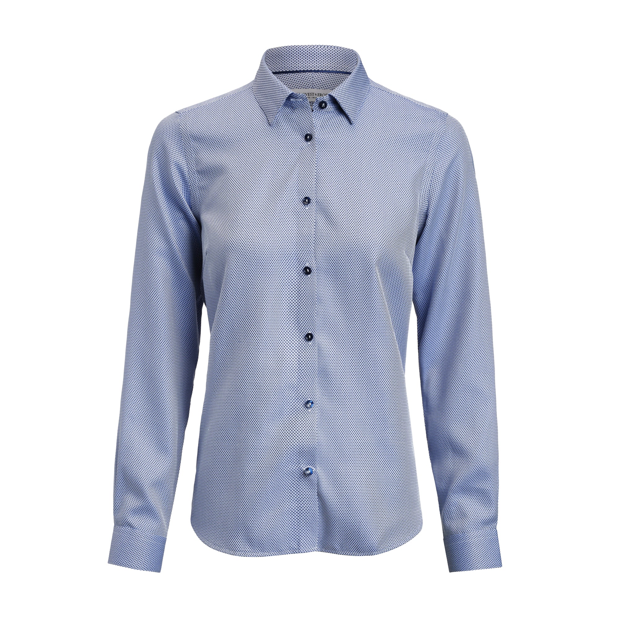 YB55 Jacquard Woman Contemporary Blue Jaquard