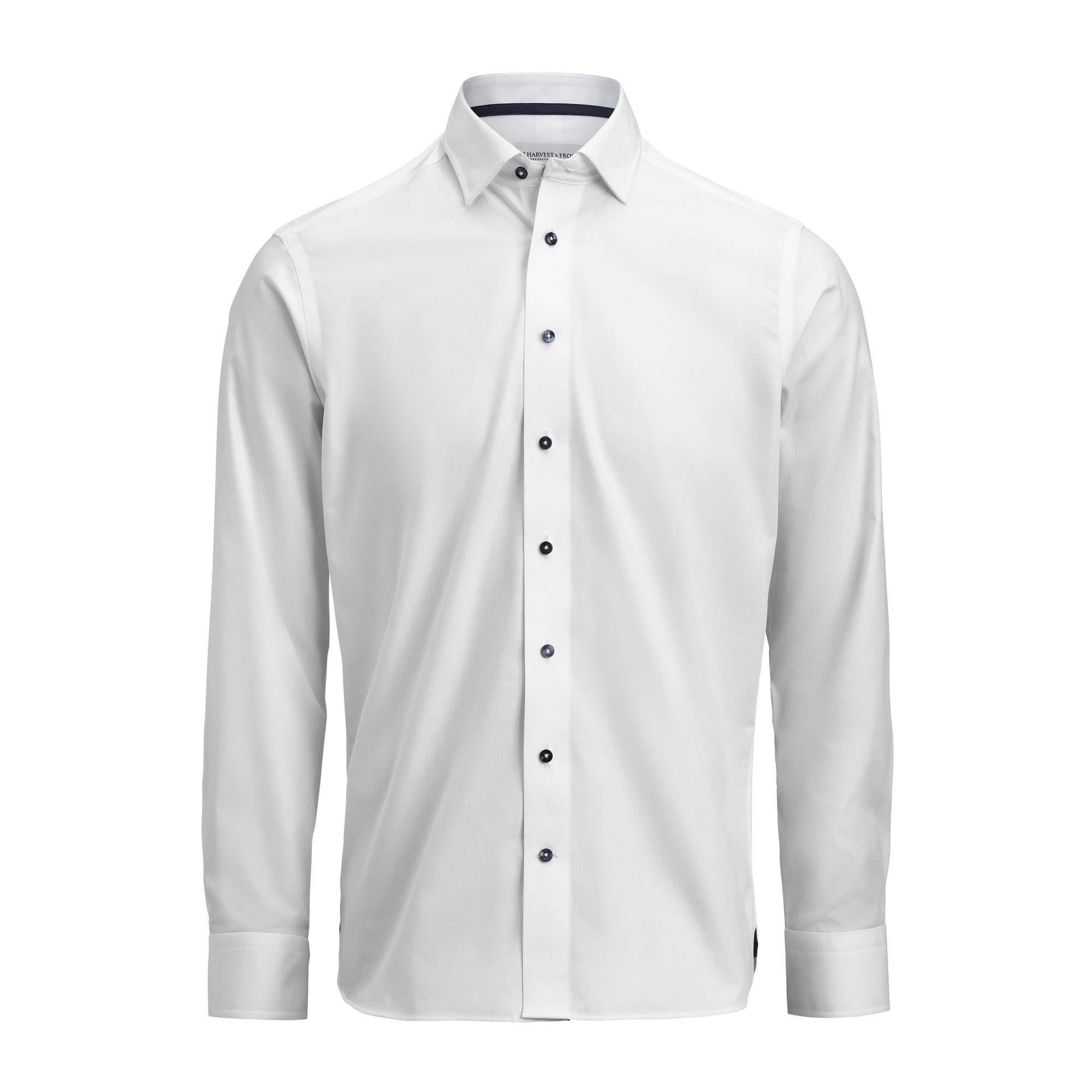YB56 Twill Slim White / Navy