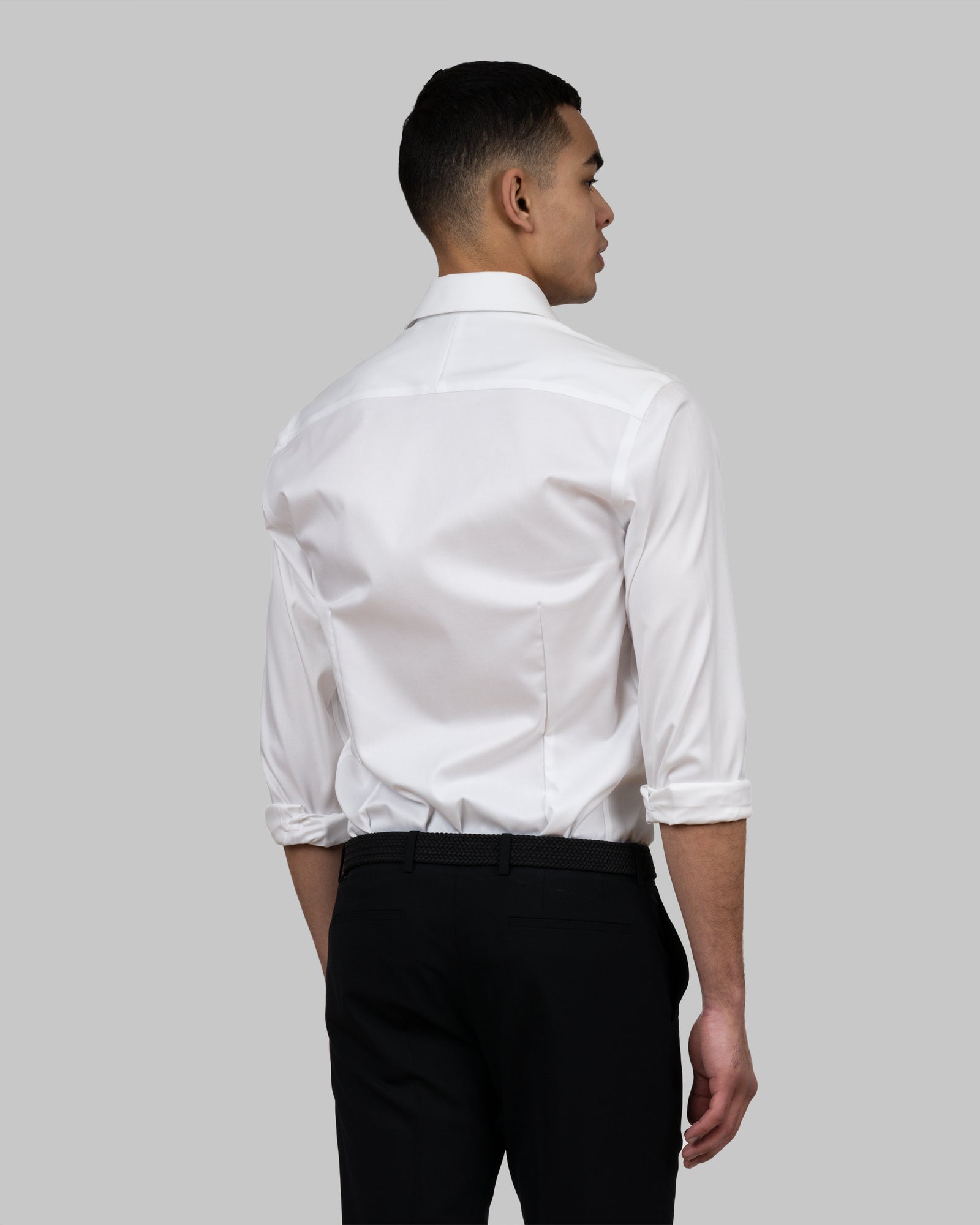 JH&F Black Bow 60 Slim Fit White